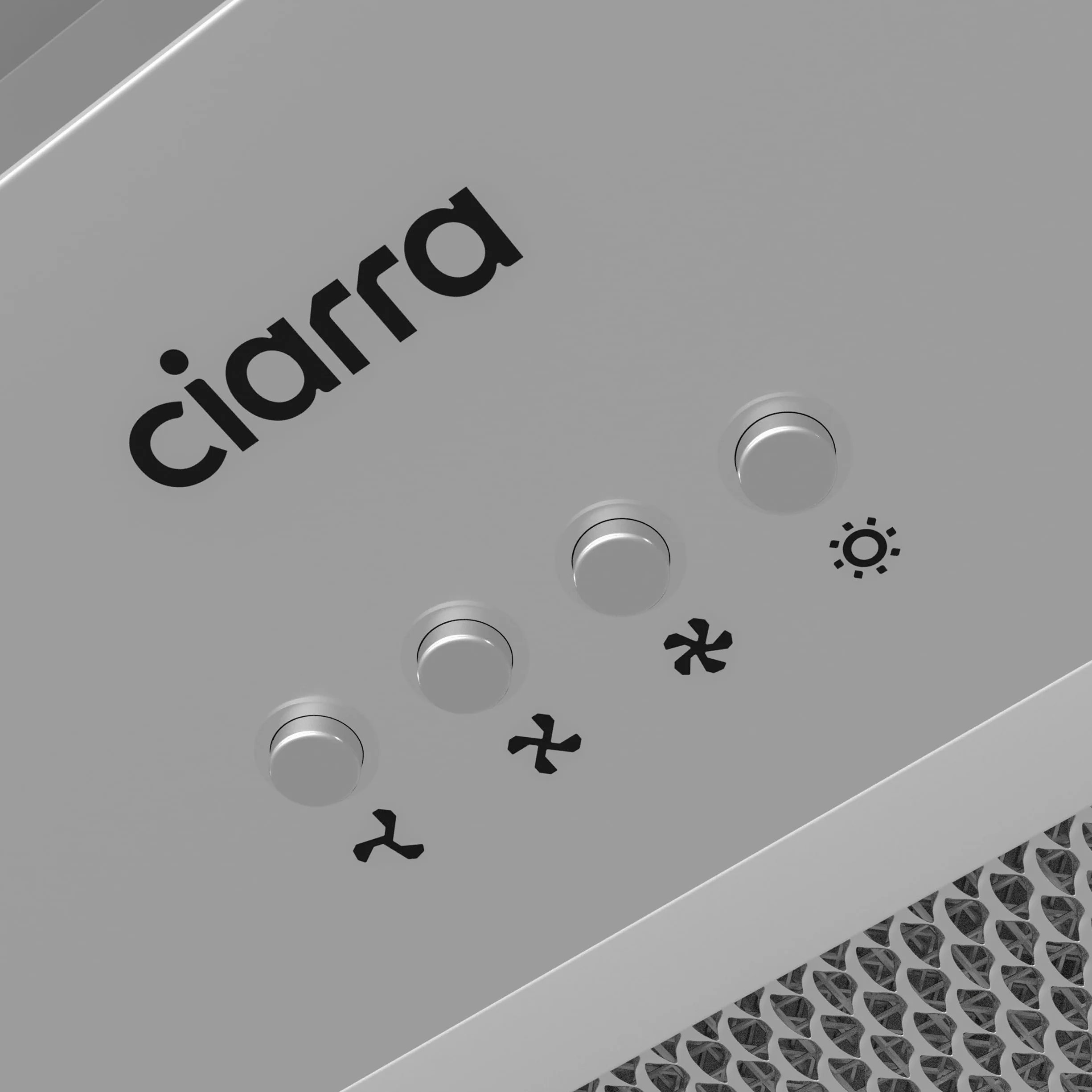 CIARRA CBCS6926A Campana Extractora Encastrable 650 m³/h 60 cm Acero Inoxidable LED