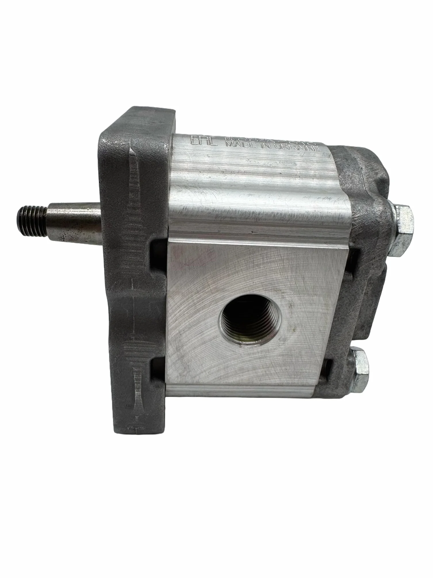 Bomba Hidráulica 15 L/min (10 cc/rev), 250 bar, Eje Cónico 1:8, Puertos GAS (BSP), Montaje Europeo marca Hydrosila. Bomba para Tractor, Bomba para Prensa Hidráulica y Grupo Hidráulico