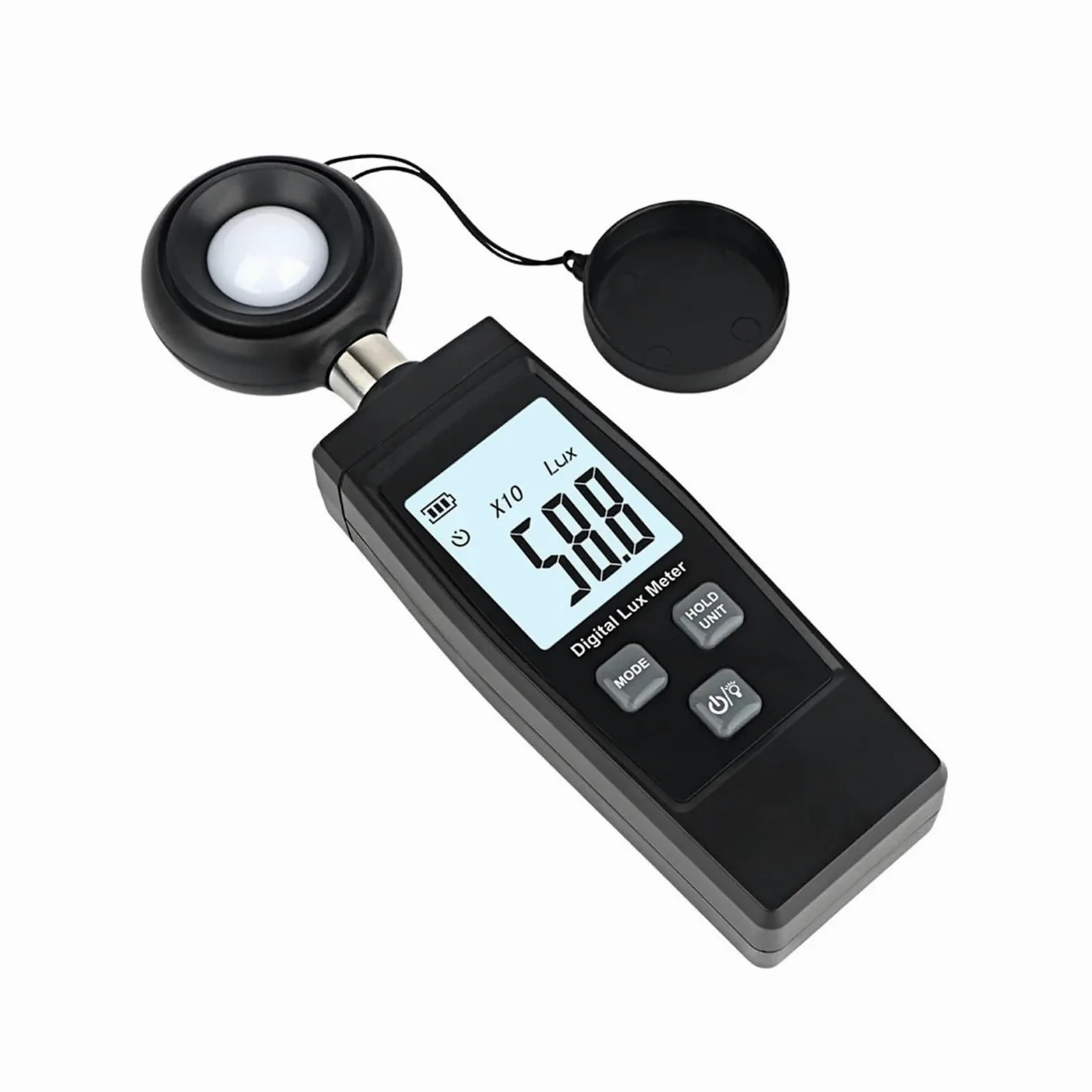 colorímetro de mano, Iluminómetro Digital De Mano, Fotómetro Con Pantalla LCD, Luxómetro 0-200000 Lux, Medidor Luz Alta Precisión, Medida Lux/FC