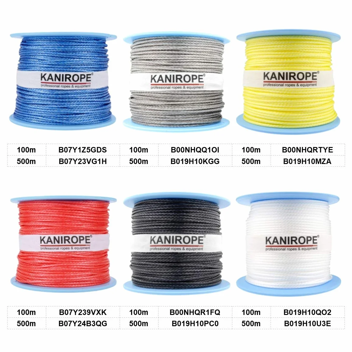Cuerda Dyneema Pro 1,5 mm 100 m trenzado amarillo