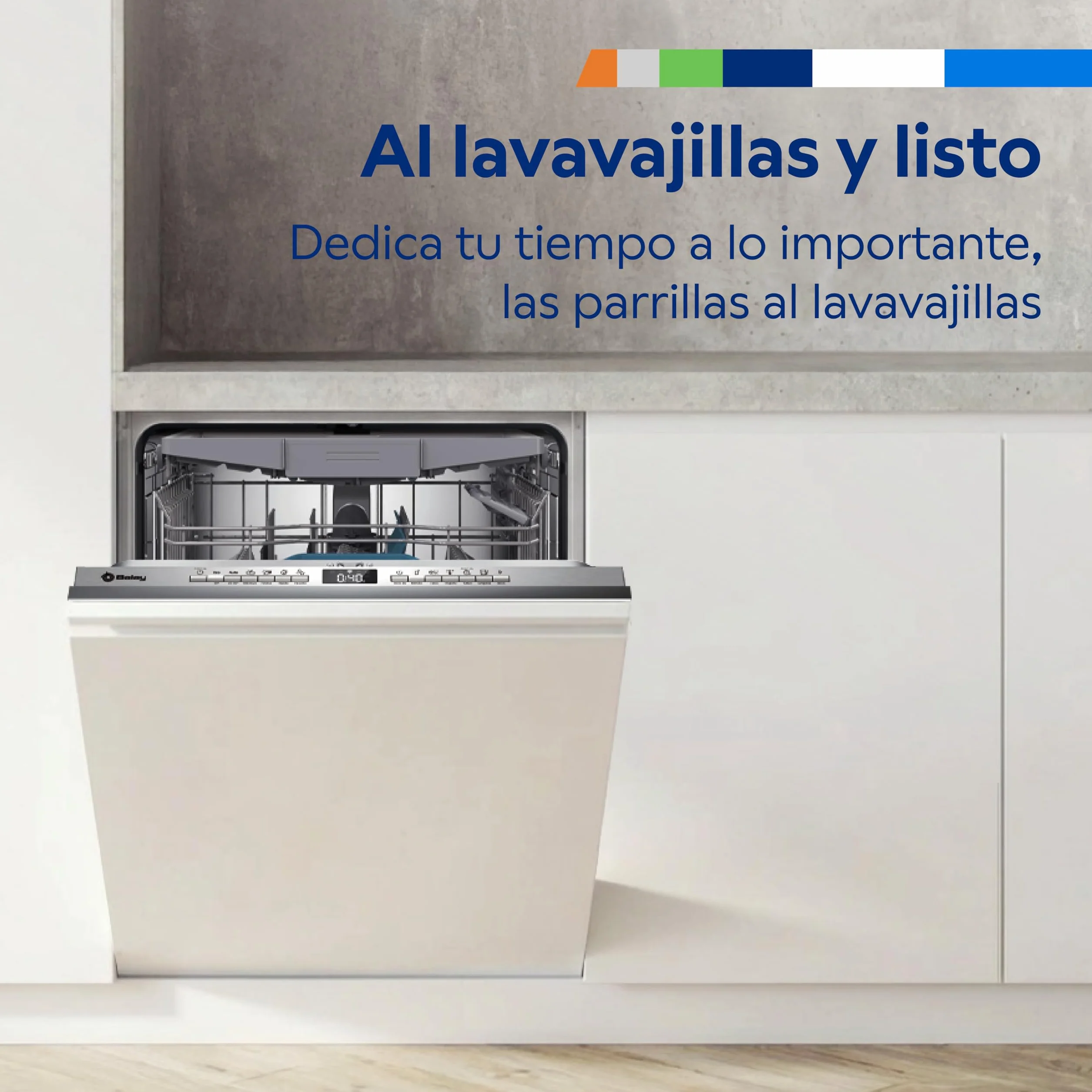 Balay 3ETG663RN Placa de gas 60 cm 3 Zonas Cocción Mandos extraíbles Control llama Autoencendido GasStop negro