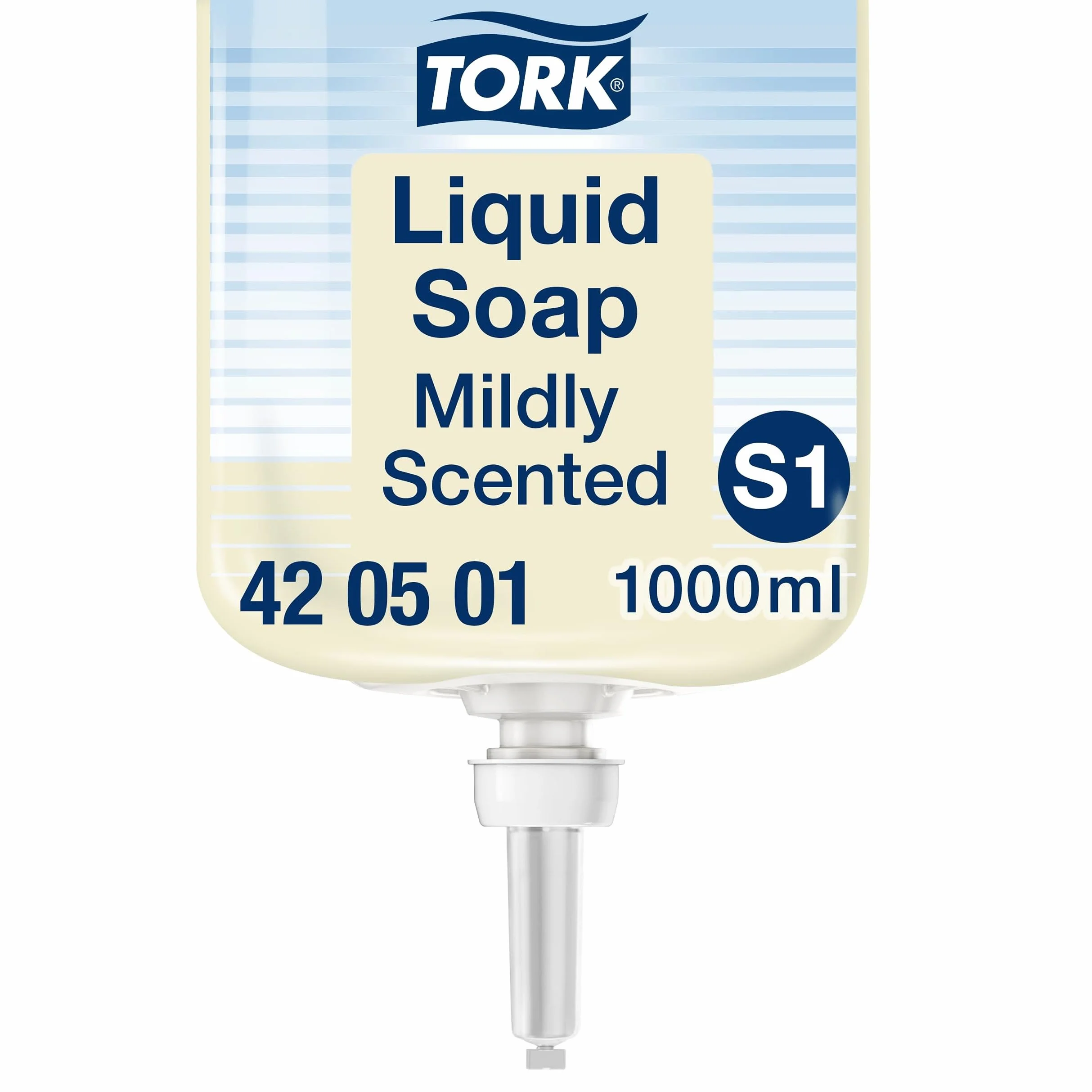 Tork 420501 Recambio jabón líquido suave cosmético compatible S1 1 L amarilla clara