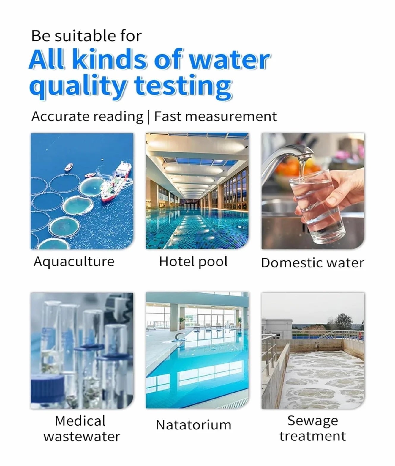 Medidor de turbidez digital portátil 0.00-1000 NTU para pruebas de calidad del agua