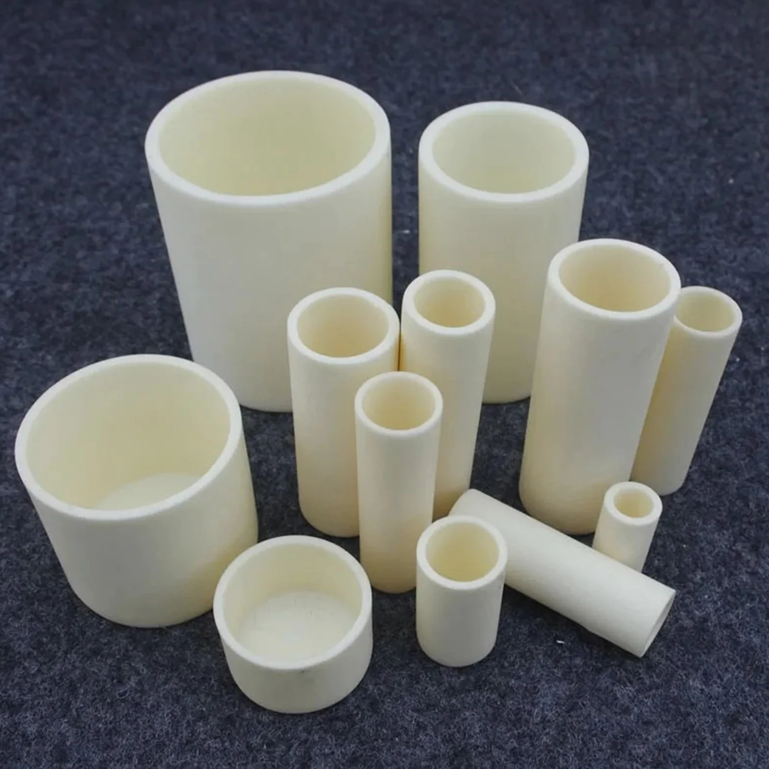 Equipo de laboratorio químico horno tubular crisol de corindón crisol recto(1pc 30x30mm)