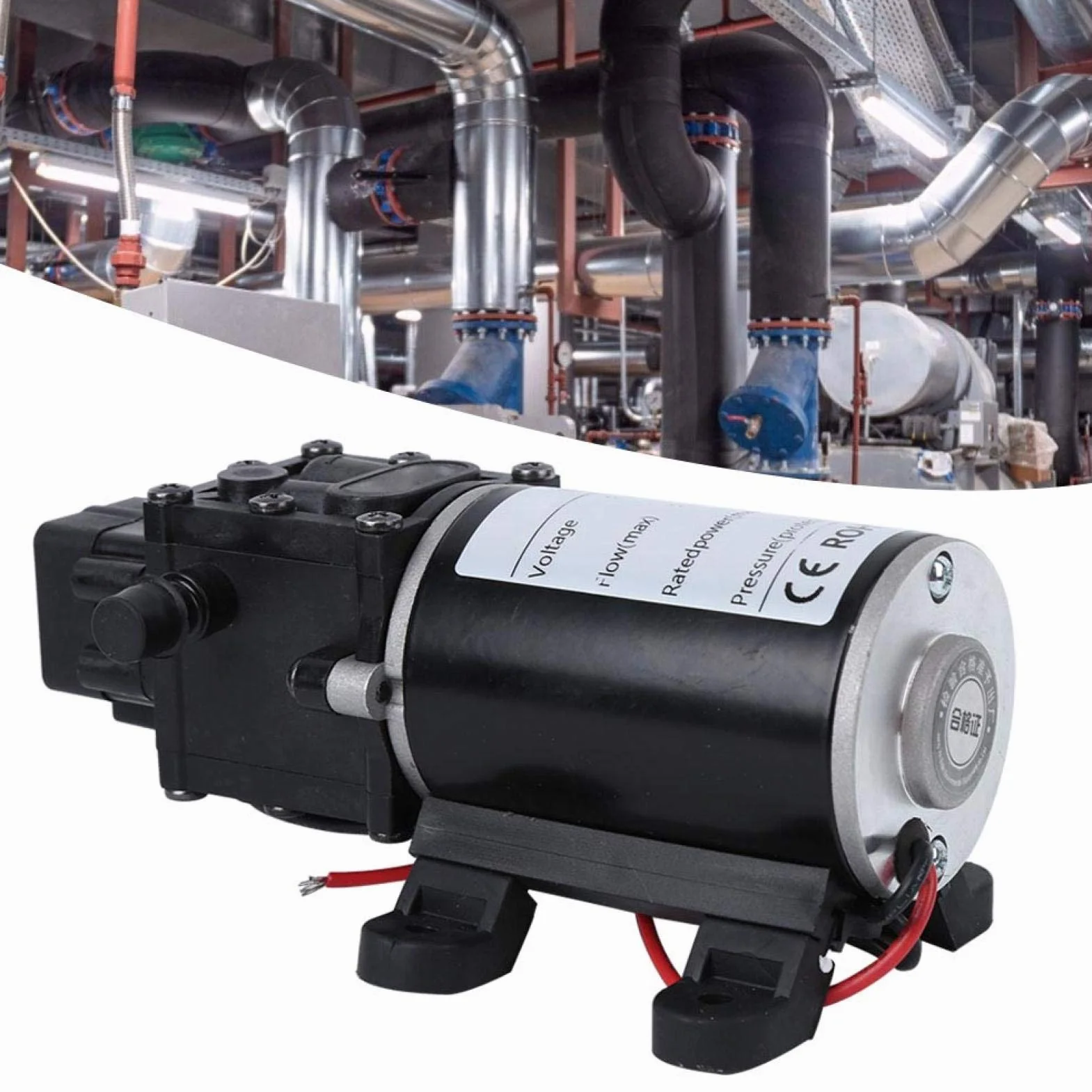 Bomba de membrana inteligente, bomba de agua de membrana, para casa (motor de 18 V)
