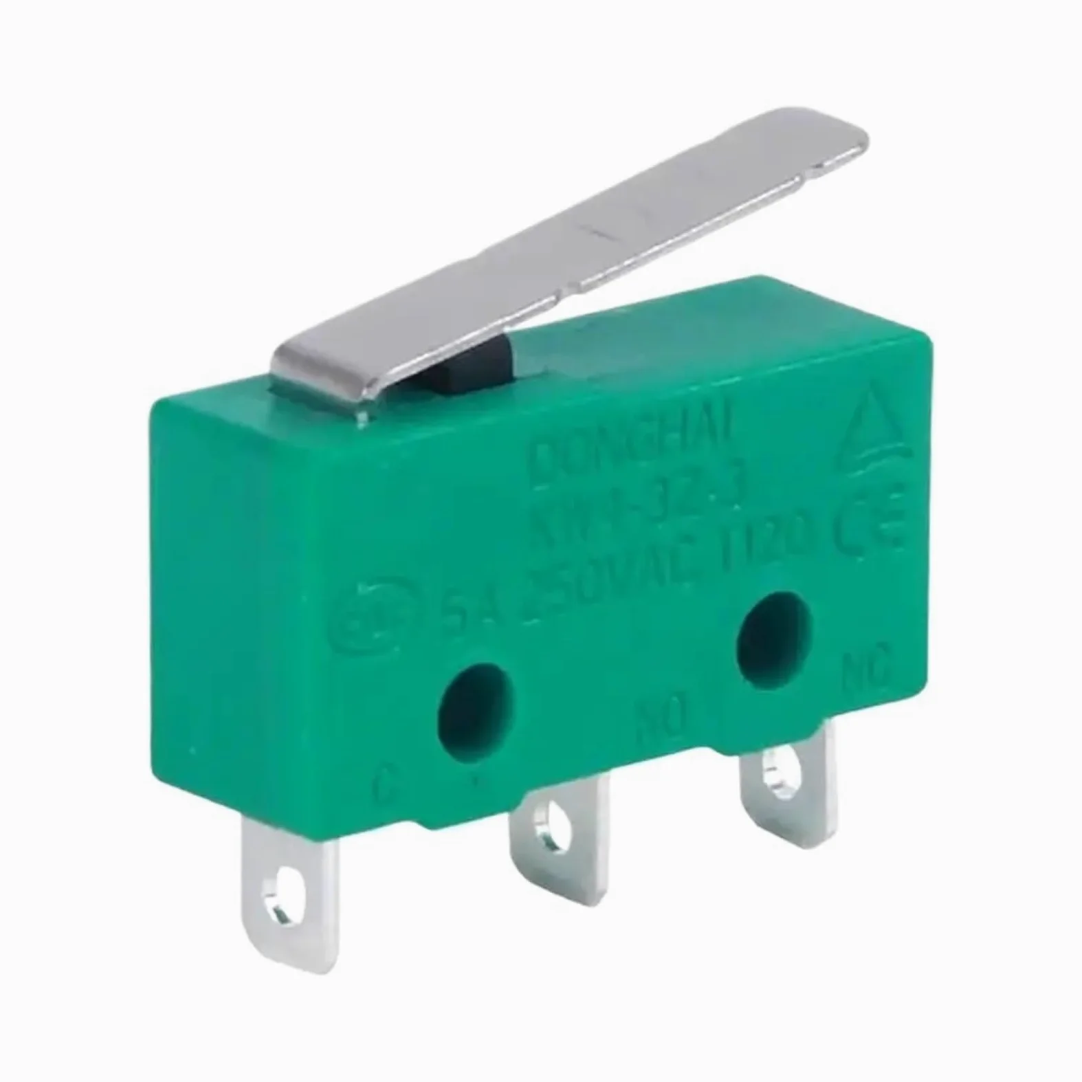 20 piezas KW4-3Z-3 SPDT NO NC Interruptor de límite palanca bisagra momentáneo Microinterruptor 5A 250VAC 17mm KW4-3Z-B rodillo(KW4-3Z-B122023L1)