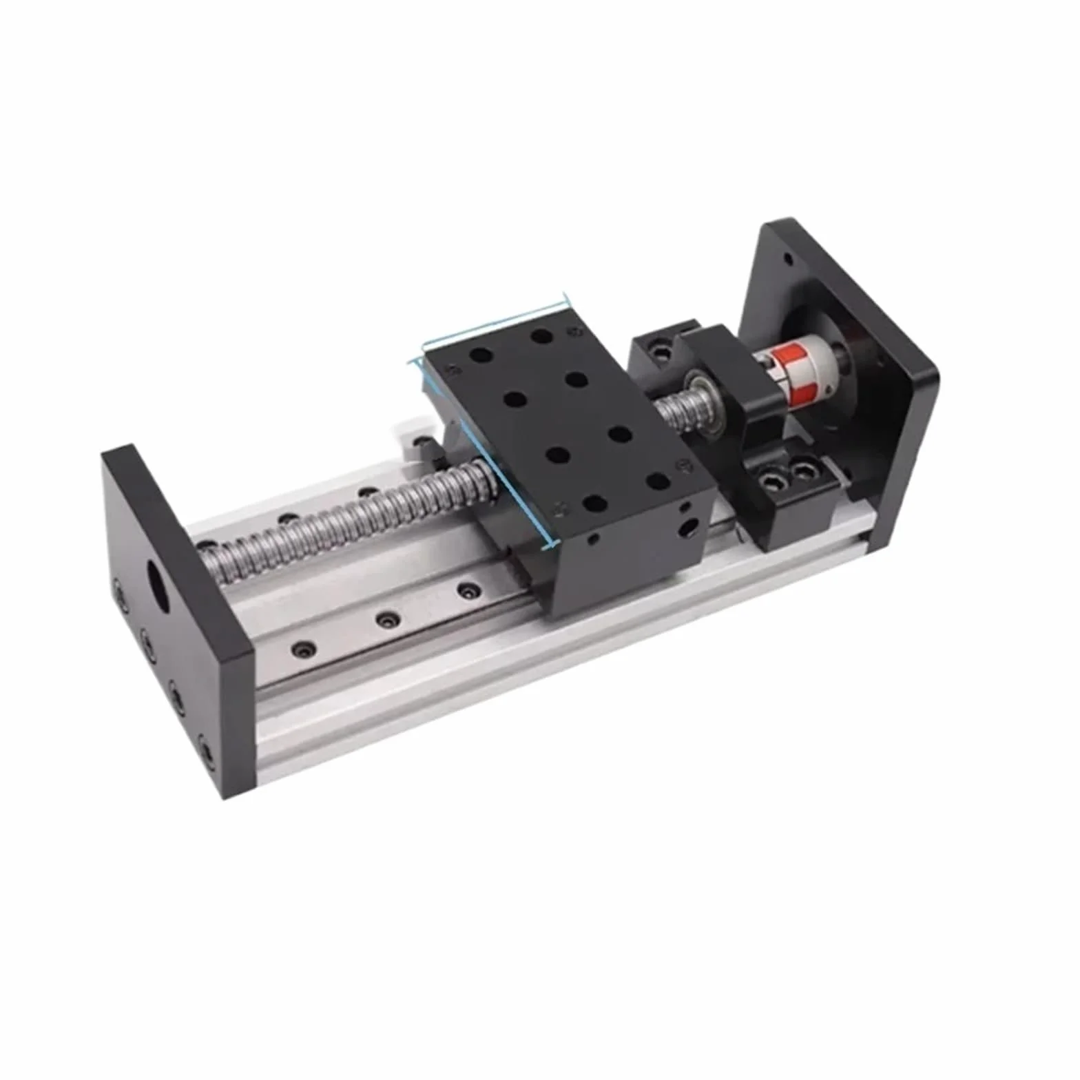 Kit de motor riel lineal con husillo bolas CNC, mesa deslizante SFU1605, Nema23, guía, módulo movimiento del eje XYZ(Single slide table,200mm Stroke)
