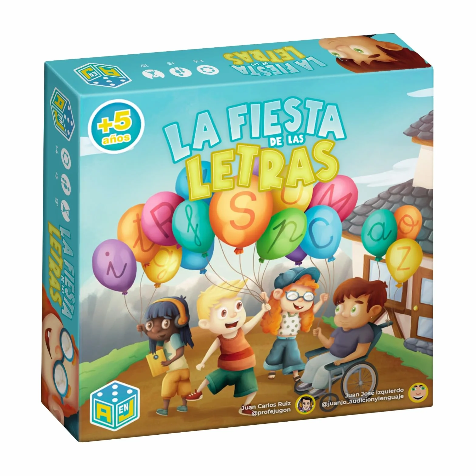 LA Fiesta DE Las Letras. Juego + 5 años para Trabajar lecto-Escritura. Aula en Juego