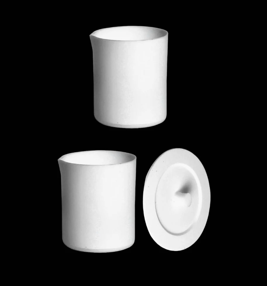Vaso de precipitados de PTFE de 50 a 1000 ml, vaso de teflón resistente a ácidos y álcalis for uso en laboratorio, 1 unidad(Without Lid 2000mL)