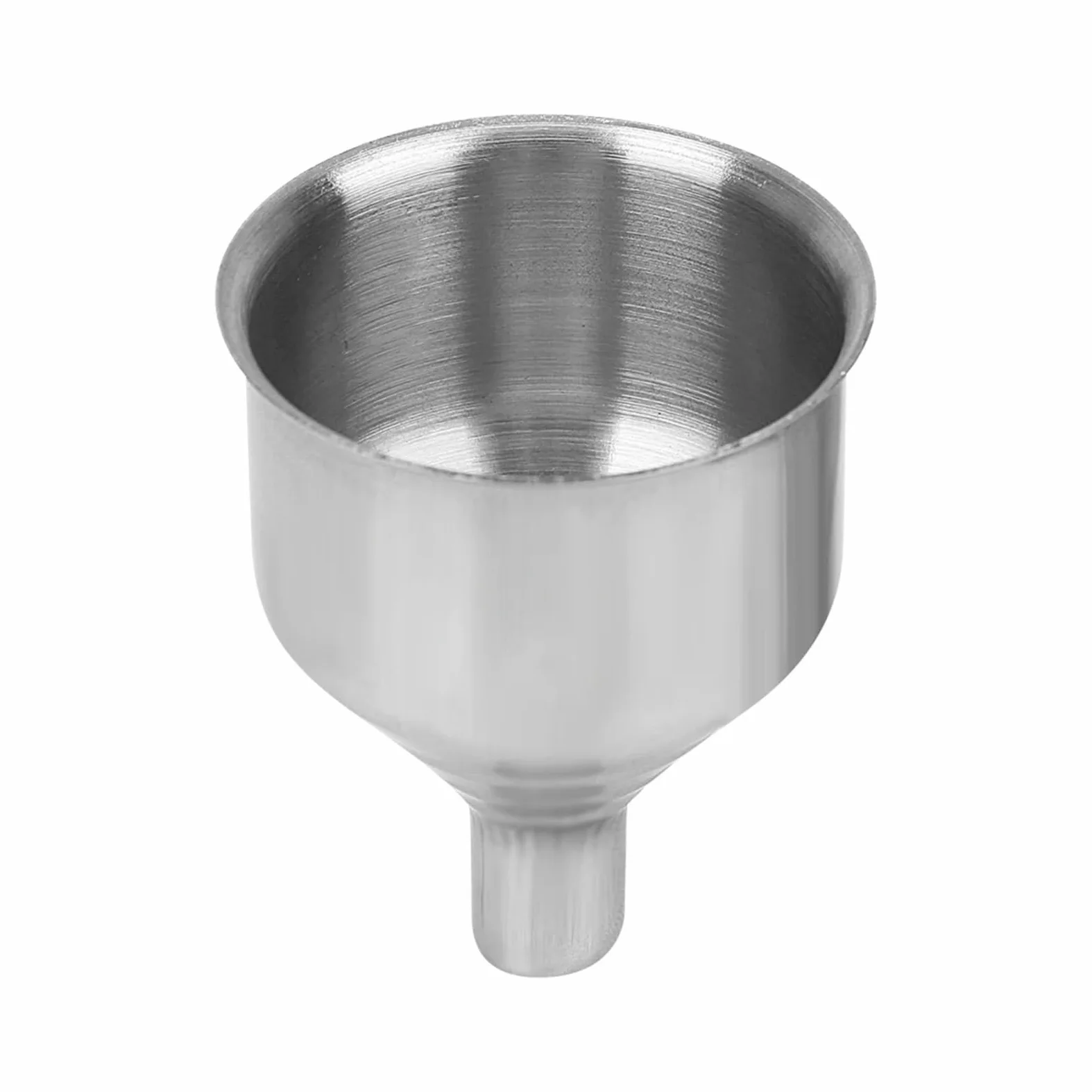Funnels (hogar y Cocina) Embudos de Boca pequeña for llenar petaca, Botellas de Boca Estrecha, Mini Embudo de Frasco de Vino de Barra de Acero Inoxidable