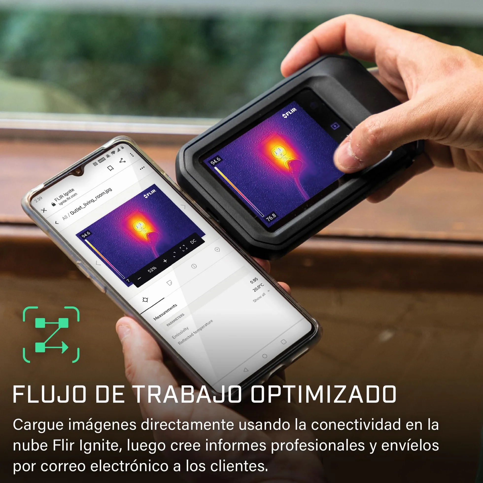FLIR C5 Compact Thermal Imaging Camera with WiFi: High Resolution Infrared Imager for Inspection, Electrical/Mechanical, Building, and HVAC Applications
