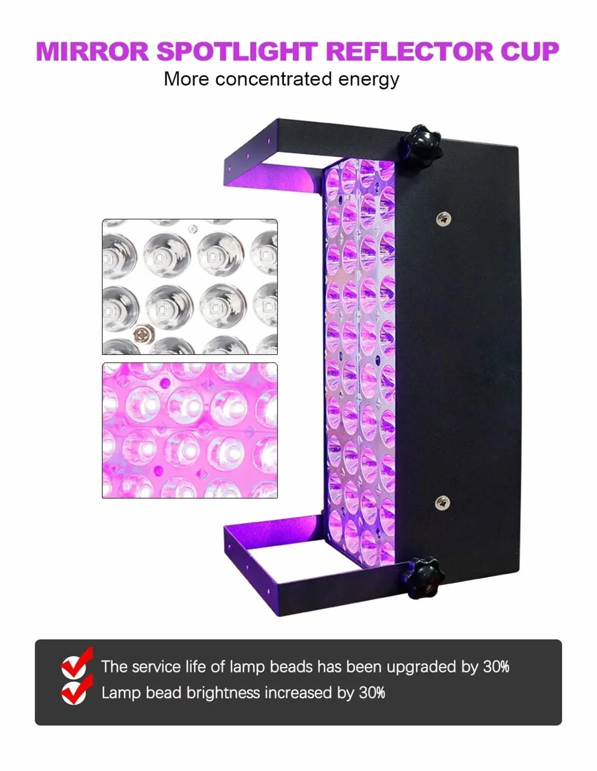 Luz LED negra Lámpara de curado UV portátil, 1000W, 365NM, 395NM, 405, tinta, barniz, pintura, adhesivo, pantalla de seda, aceite, impresión 3D, placa PCB, secado rápido, OCA Luz de curado de resina U