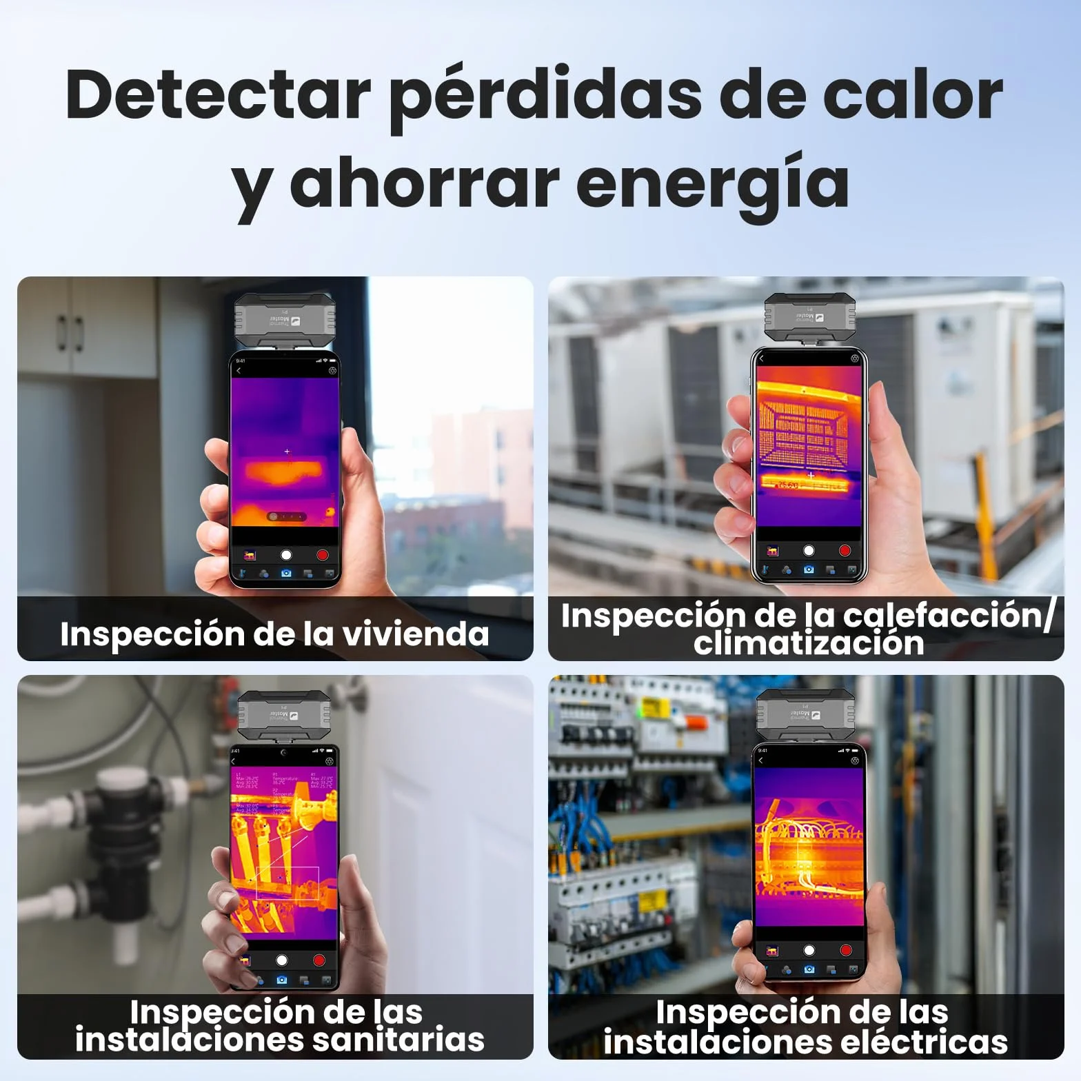 Thermal Master P1 Cámara Térmica 320x240 X³ Super IR Resolución -20°C a 600°C 15x Zoom 25Hz