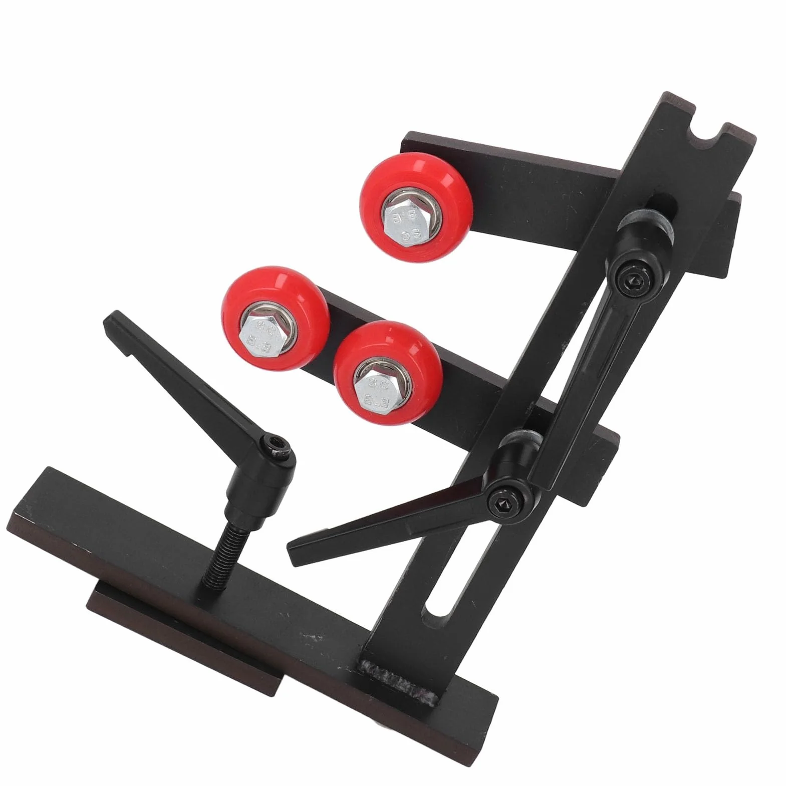 Torno de Madera Soporte Estable de Hierro Fundido con Estructura Estable para Piezas de Trabajo de Eje Largo para Carpintería, 10,6 X 7,9 Pulgadas