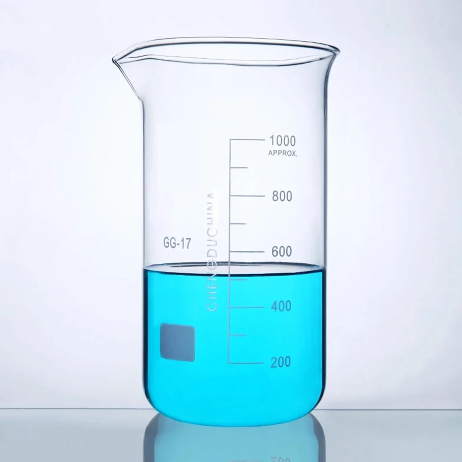 Matraz Erlenmeyer Erlenmeyer Graduado, Vaso de precipitados Graduado de Vidrio de borosilicato de 50-1000 ml en Altura(400ml 4pcs)