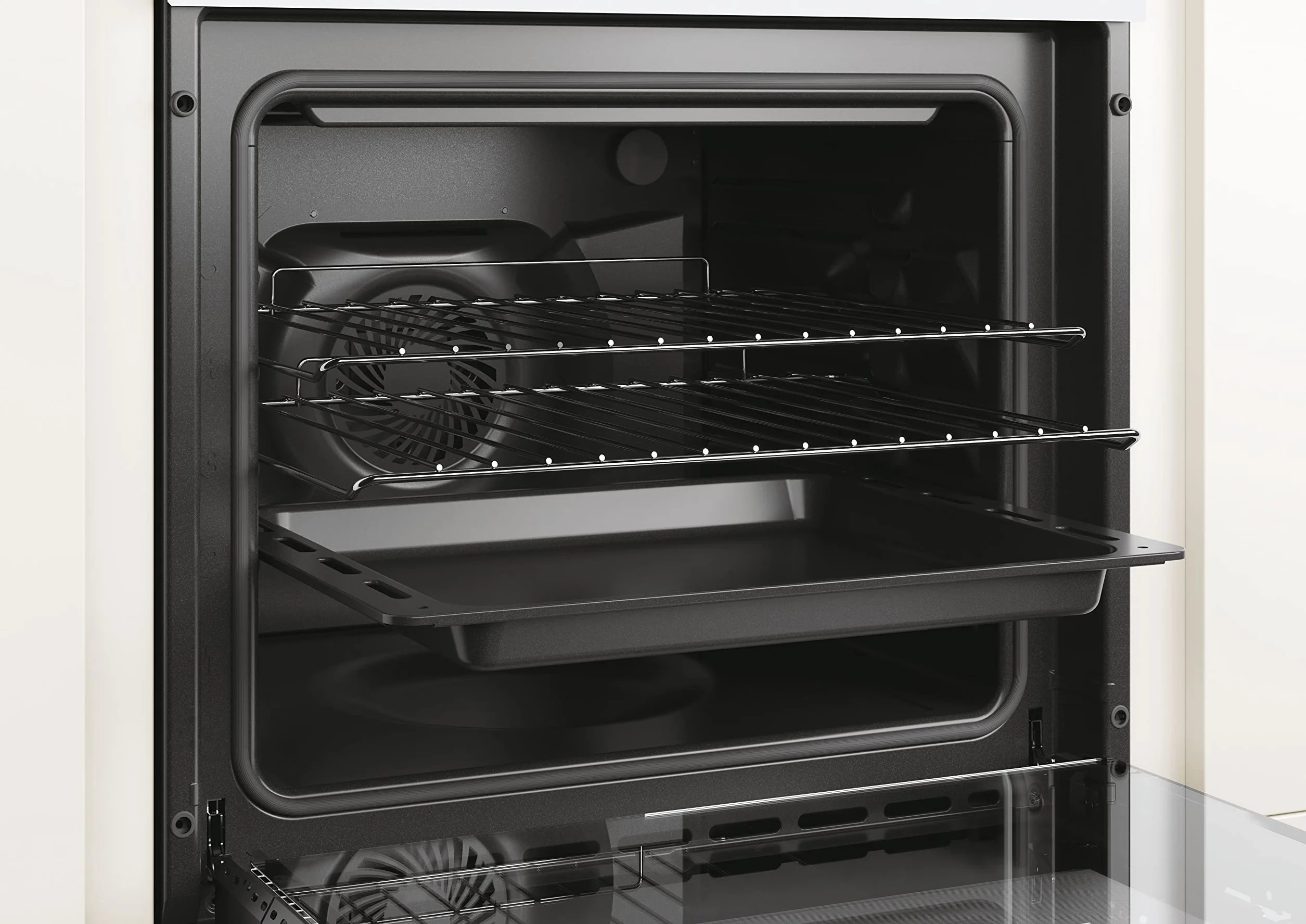 Horno Multifunción 65L Cristal Blanco Clase A