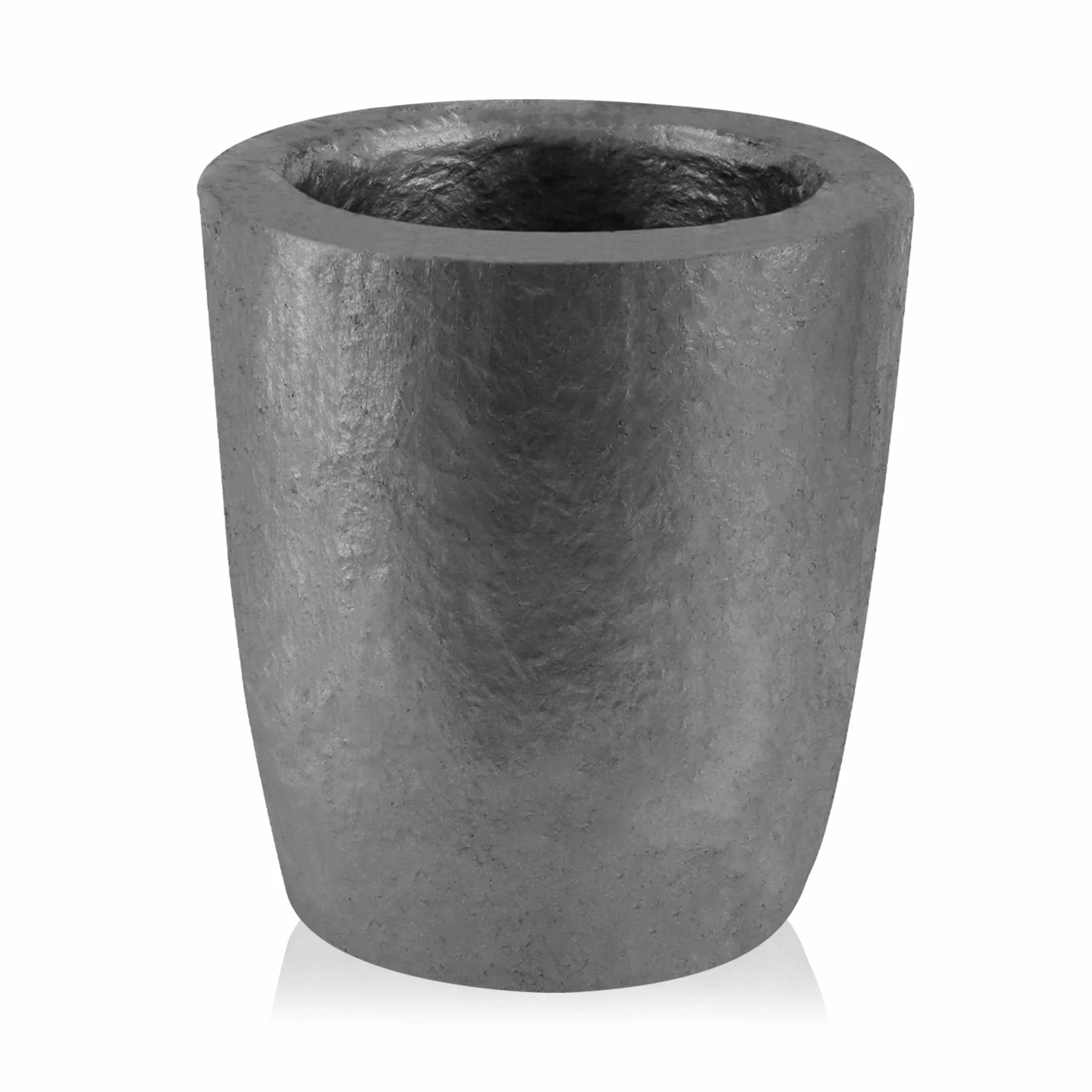 Crisol de grafito de carburo de silicio para fundir metal 1800°C 1.5kg aluminio oro plata cobre