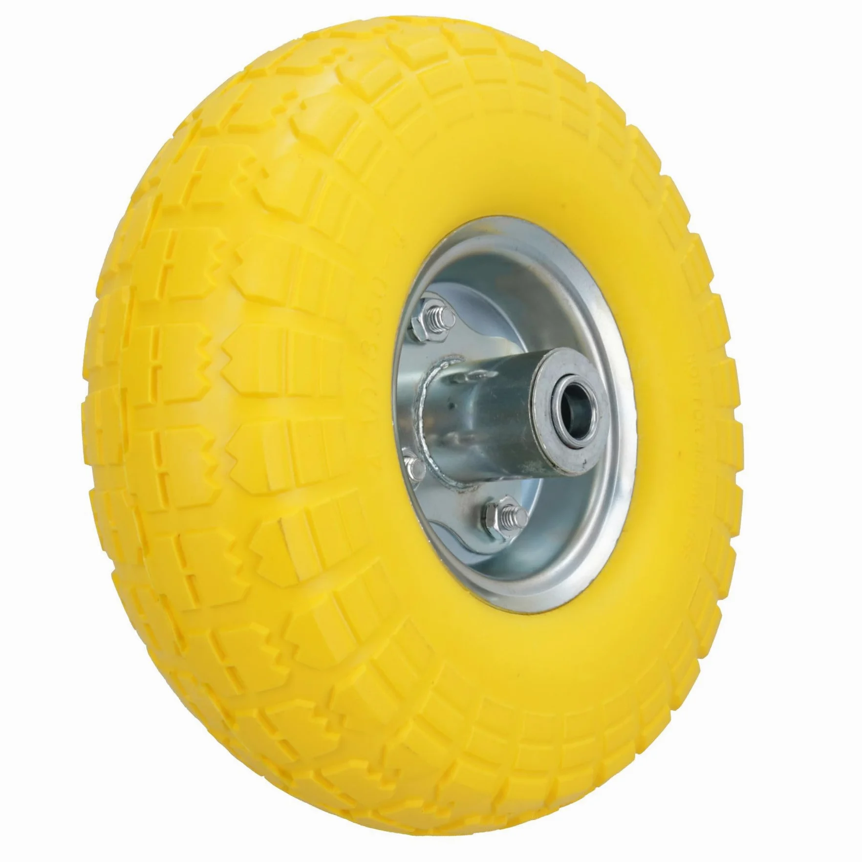 Rueda de carro de 10 pulgadas, a prueba de pinchazos, 16 mm, diámetro de 150 kg, 4 unidades