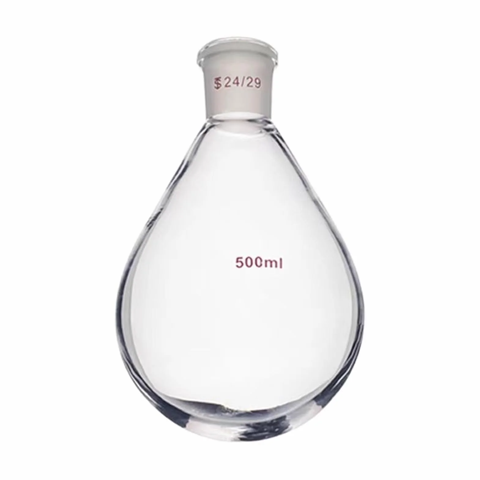 Matraz piriforme, matraz con evaporador rotatorio, matraz Kjeldahl de vidrio de laboratorio, 24/29,(2000ml)