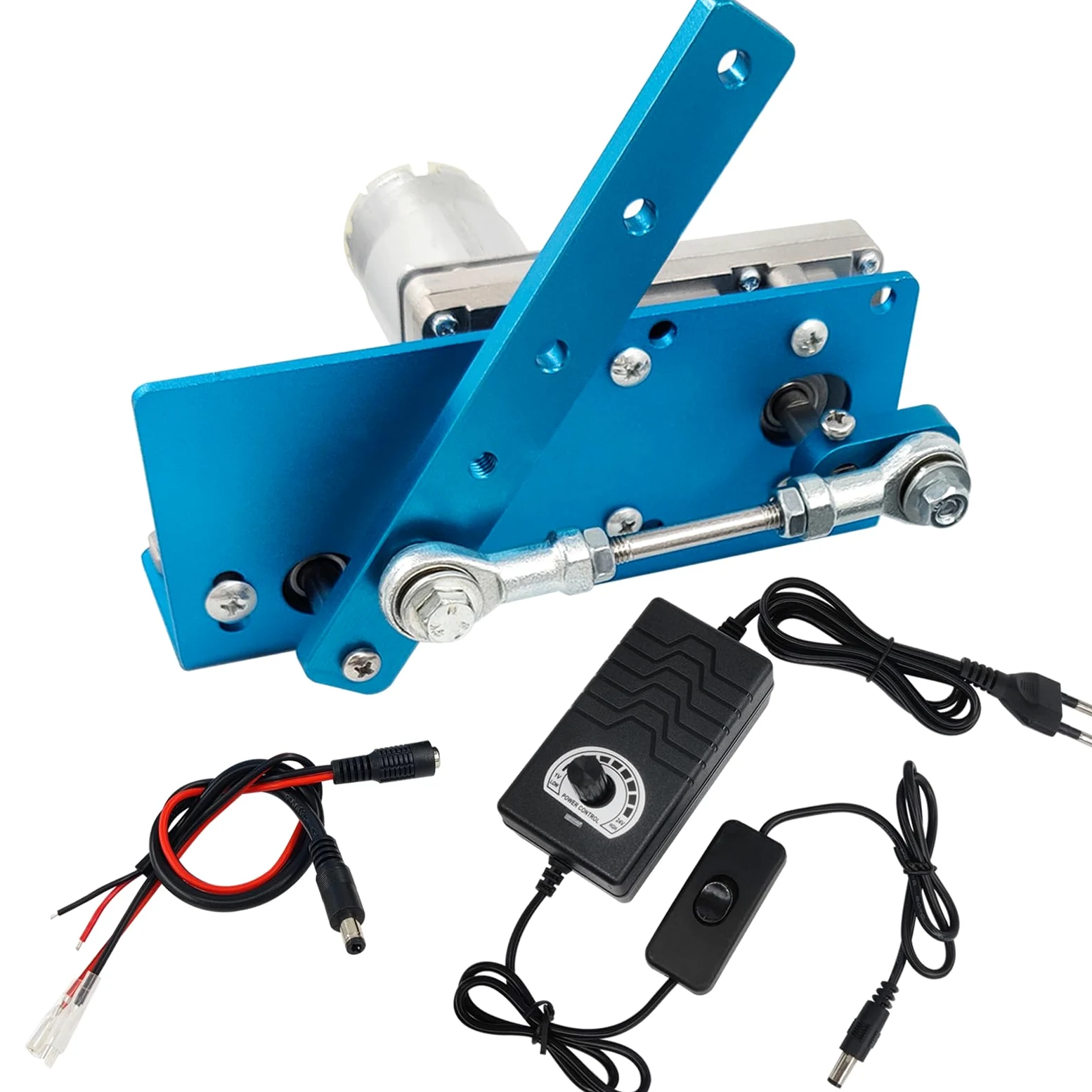 DIY Design DC 24 V 90 rpm motor oscilante de pistón 20-120 grados ajustable con regulador de velocidad