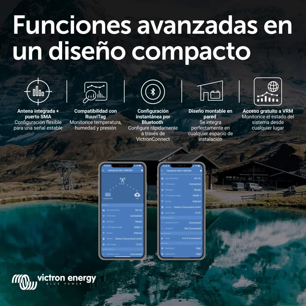 Victron Energy GlobalLink 520 para el Monitoreo y Control del Sistema