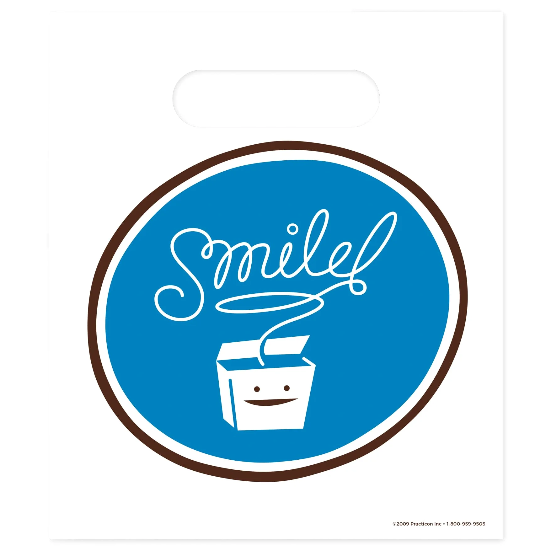 Practicon 1109620 Smile Floss atención al paciente bolsas, 7 – 3/4 "x 9" (Pack de 100)