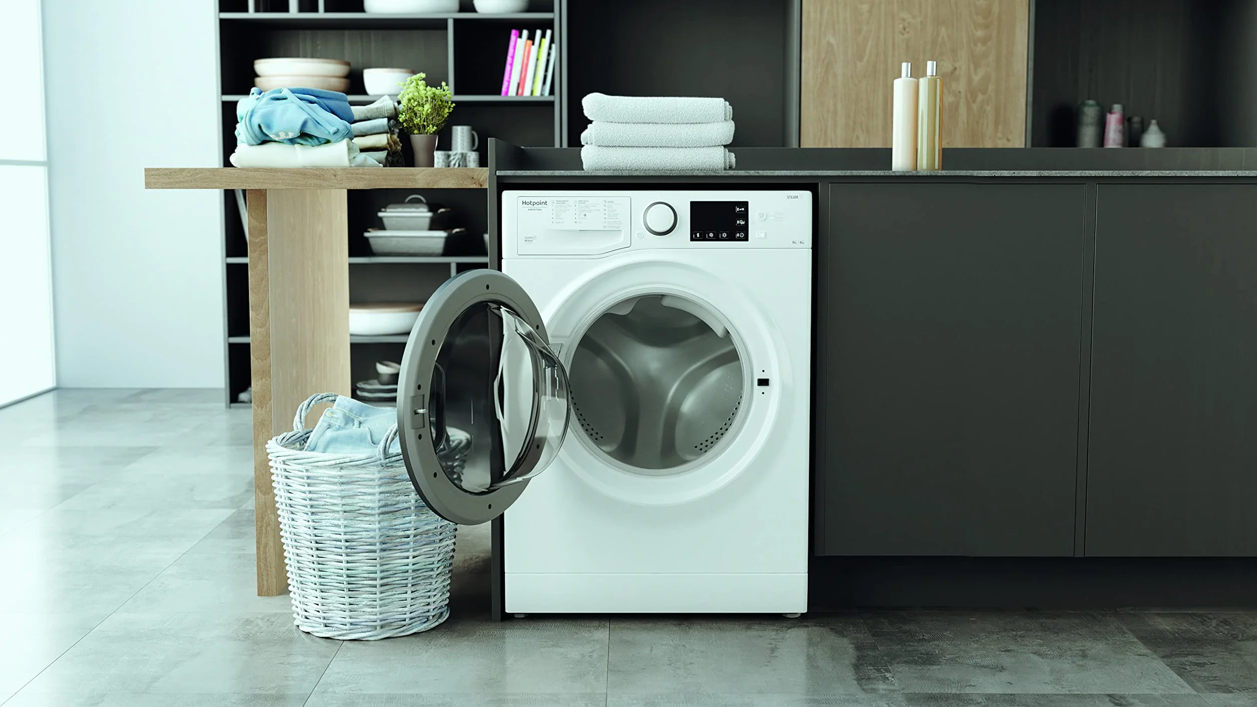 HOTPOINT Ariston Lavadora Secadora RDG964348WDVSPT 9Kg 1400Rpm