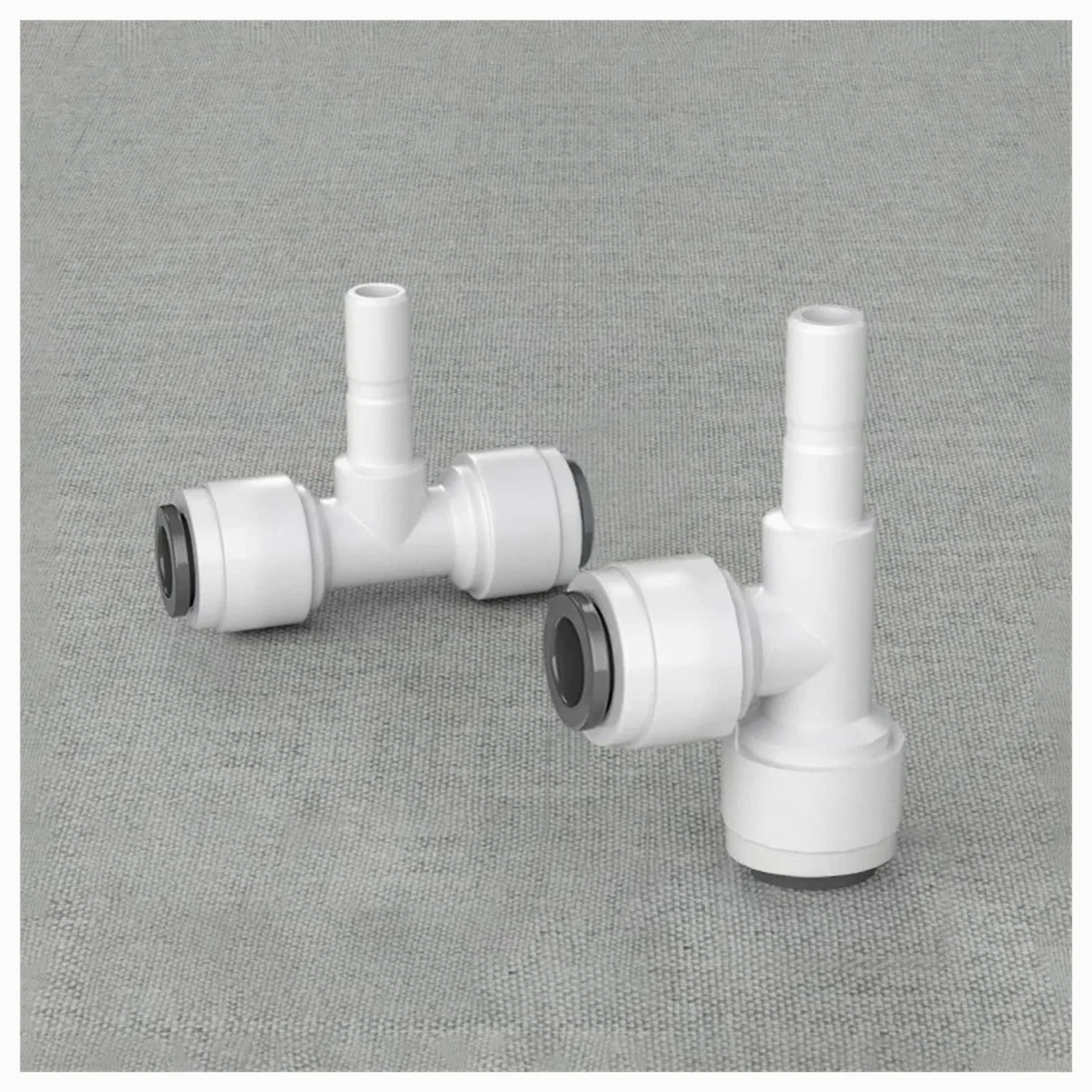 Accesorio de agua, rosca macho-hembra, conexión rápida, conector de manguera de 1/4" y 3/8", filtro de agua, piezas de ósmosis inversa(JSQMK048,50 pcs)