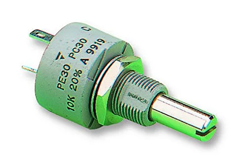 POTENCIÓMETRO, 10K, Potenciómetros Rotativos Resistencias, Qty.1 | PE30L0FR103KAB