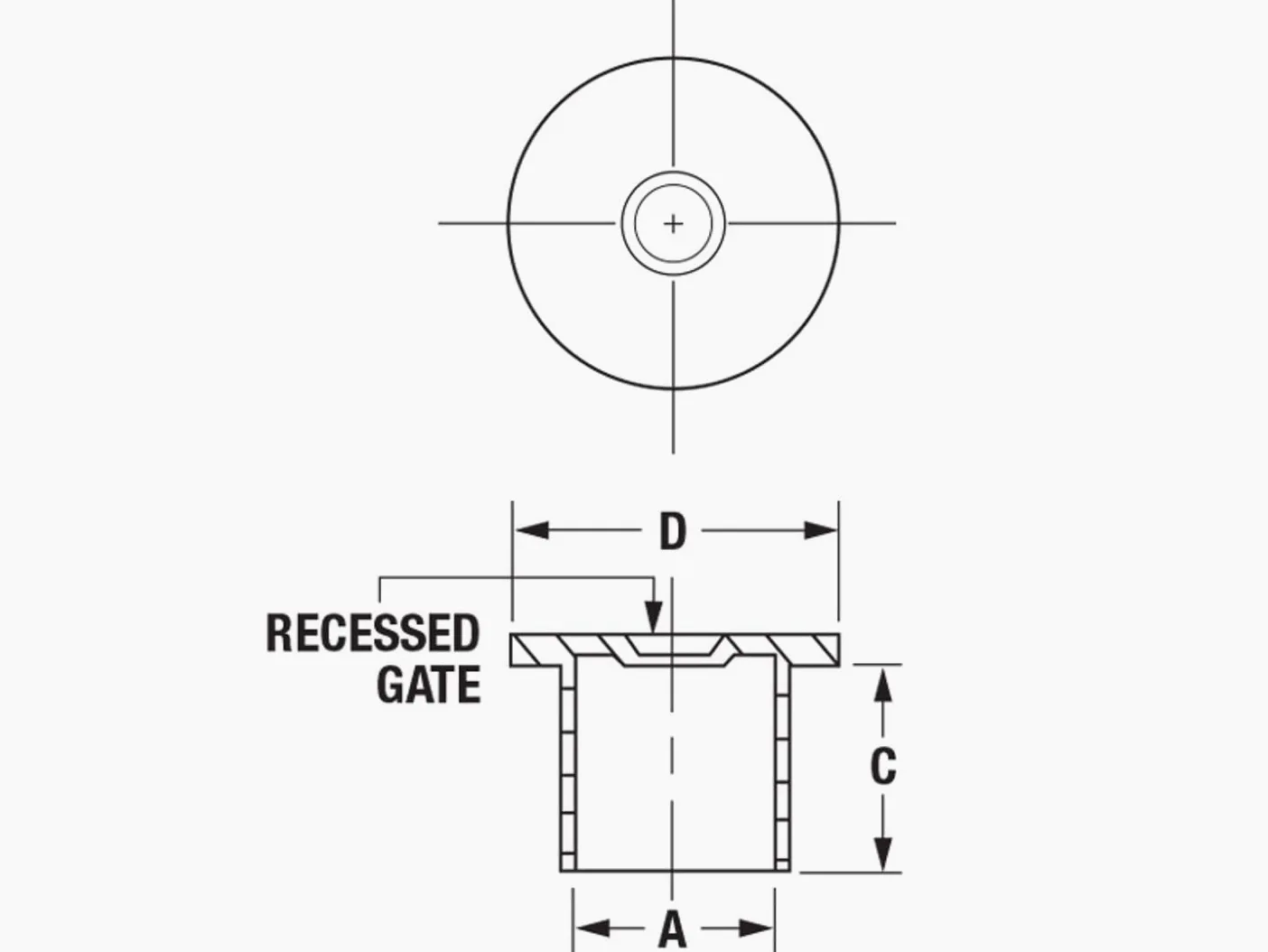 Caplugs QPO60Q1 - Tapón de plástico con rosca recta para tapón, tamaño de rosca 3/4 pulgadas, PO-60, PE-LD, tamaño de rosca 3/4 pulgadas, natural (paquete de 700)