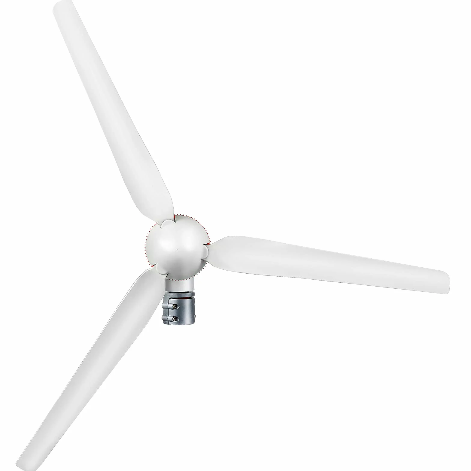 VEVOR Generador de Turbina Eólica 12 V 400 W Aerogenerador Horizontal 3 Cuchillas Velocidad Nominal 13 m/s Kit de Turbina Eólica Resistente y Durable con Controlador de Carga, Chalets, Blanco