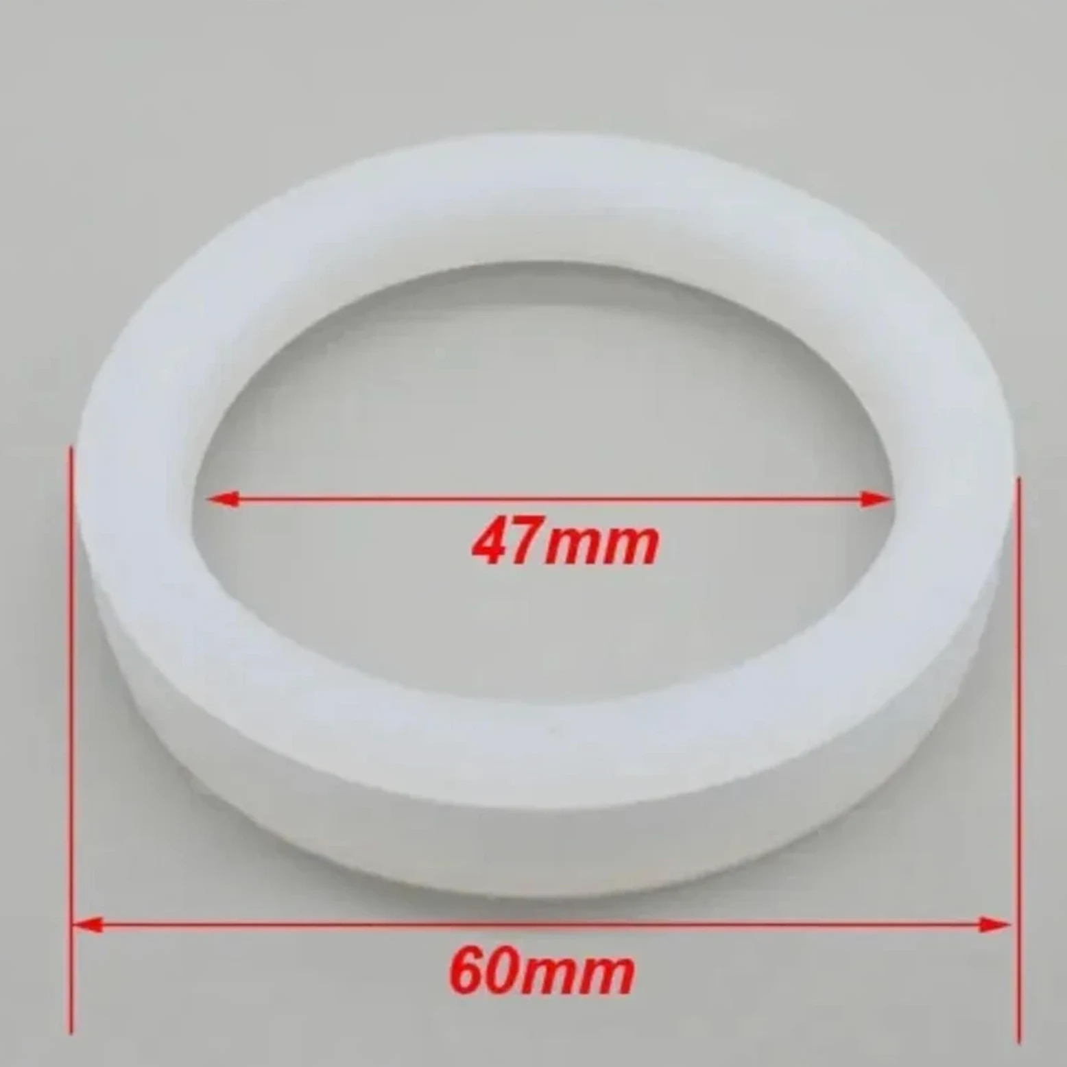 Anillo Redondo de Sellado de Gel de sílice de Silicona, 10 Uds., for Calentador de Agua Solar, Tubo de vacío, Anillo de Goma de Silicona, Junta de Goma de Sellado(ID47mm)