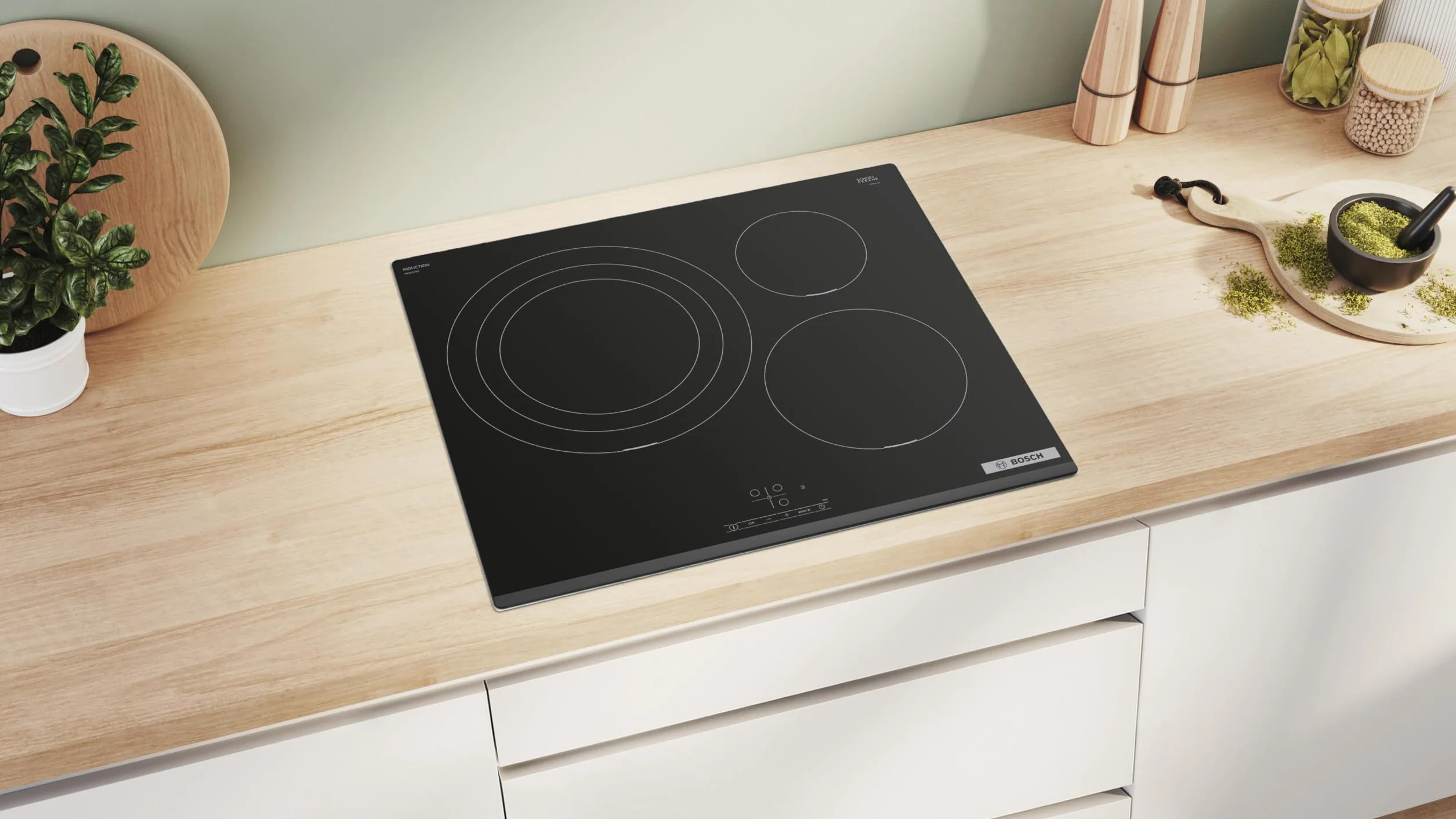 Bosch Serie 4 PID631BB5E Płyta indukcyjna 60 cm TouchSelect Inicio rápido Czarny