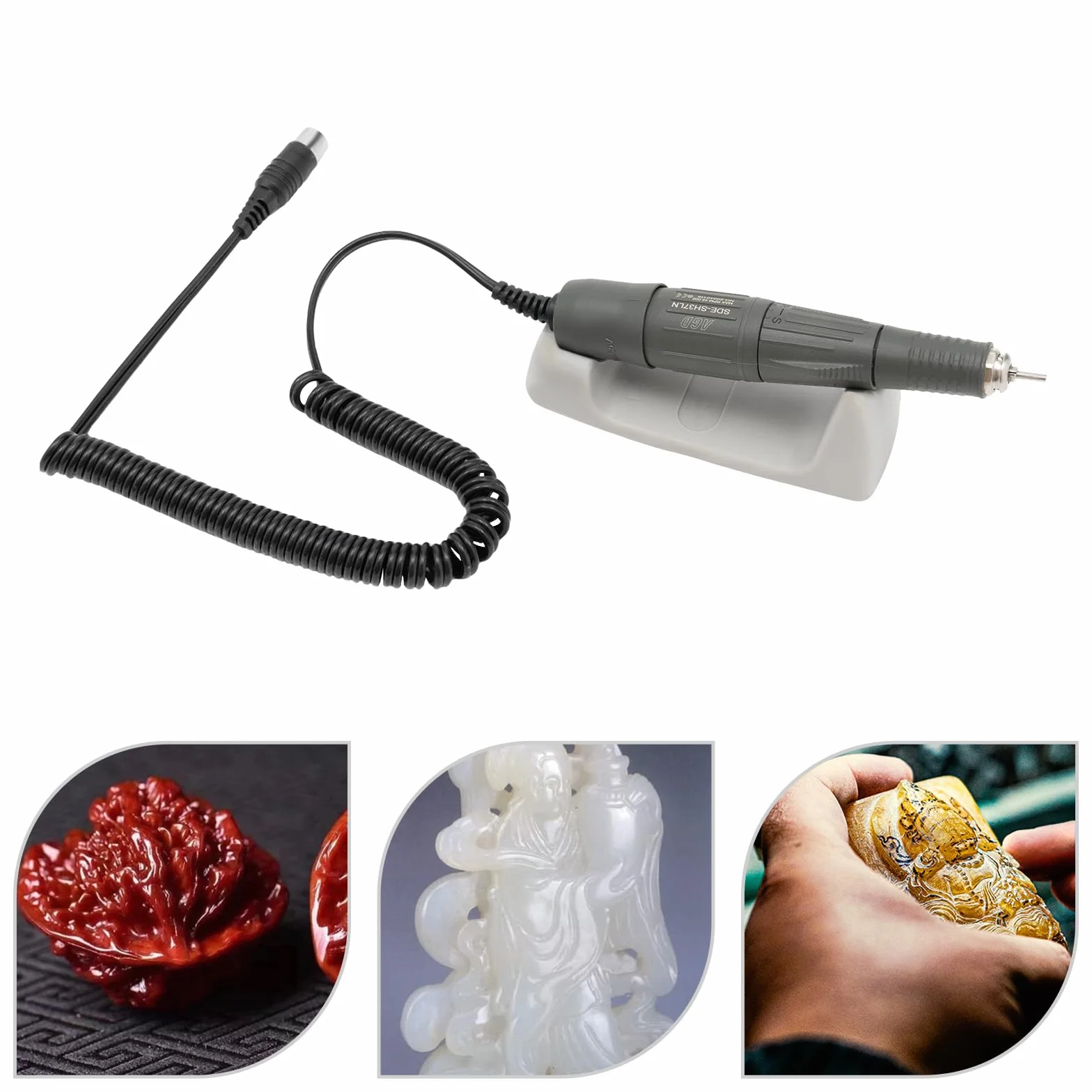 SDE-SH37LN N8 Micromotor Eléctrico Pulidora 45KRPM Laboratorio Portátil