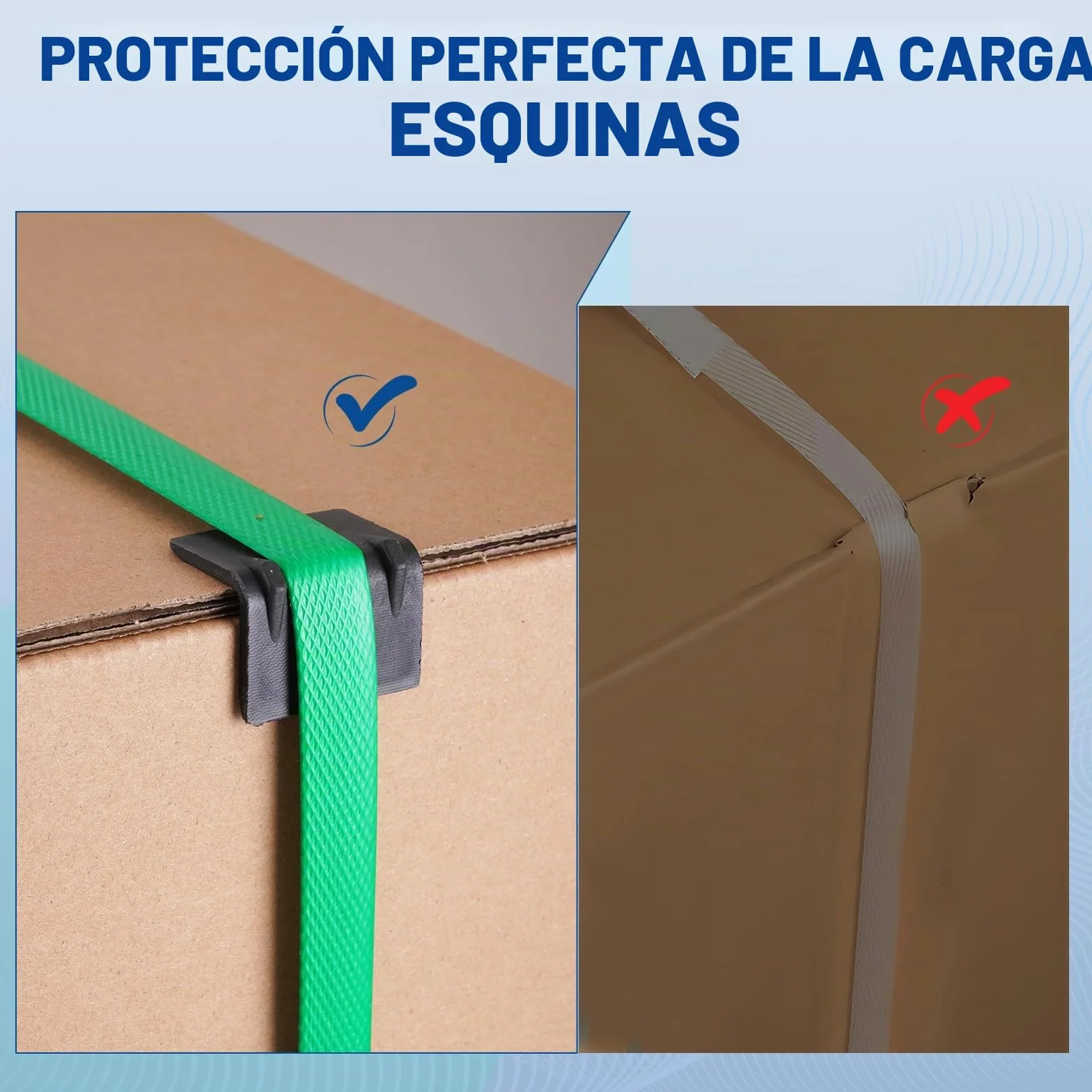 BAOSHISHAN Juego de flejes manuales de alta resistencia (1 tensor, 1 sellador, 200 metros de PET/poliéster, 100 hebillas, 20 esquinas de embalaje, 1 guante)