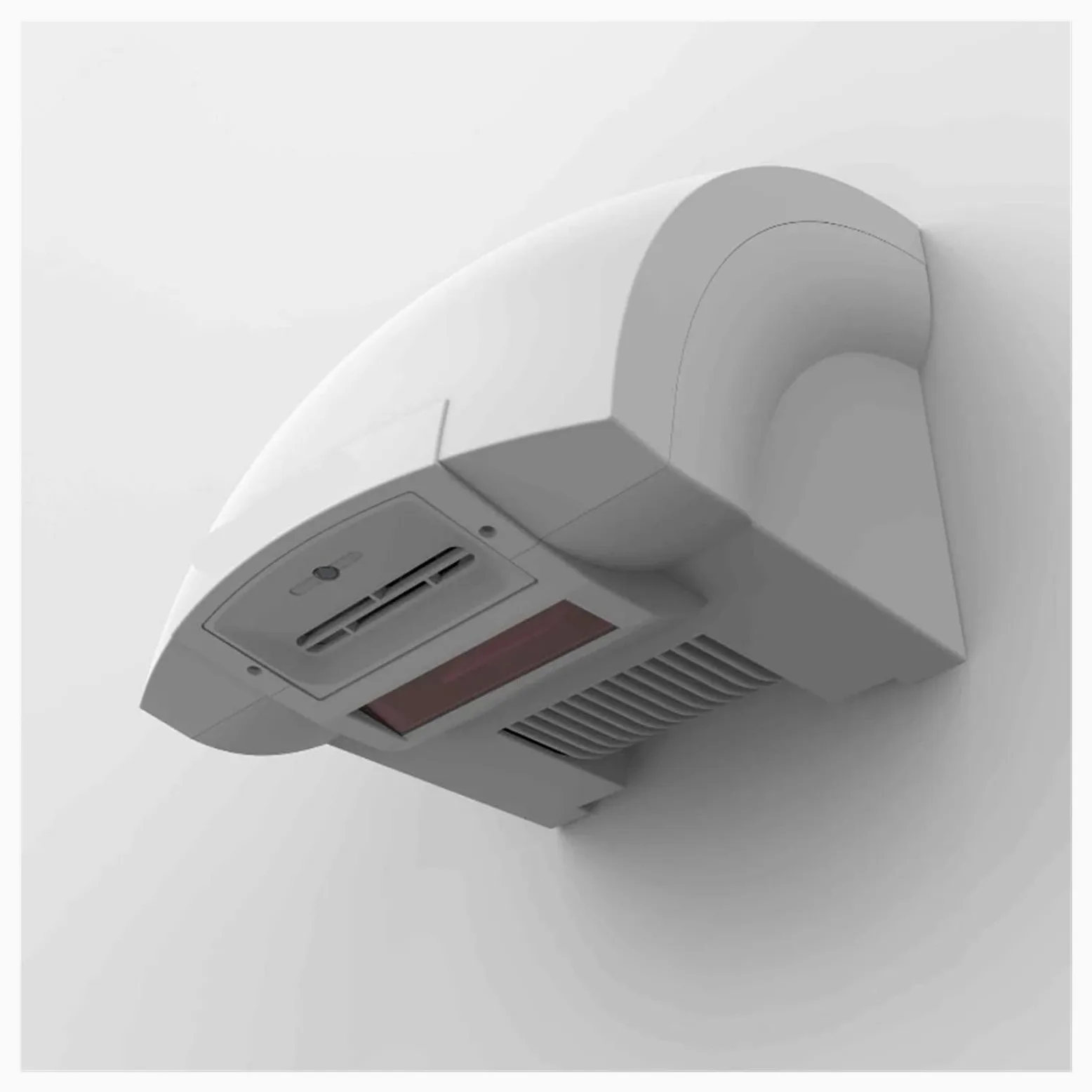 Para cocina, baño y aseo Secador de manos automático, pared de inducción inteligente, Sensor de alta velocidad, máquina de secado de manos por soplado de baja potencia, inodoro doméstico comercial(Hot