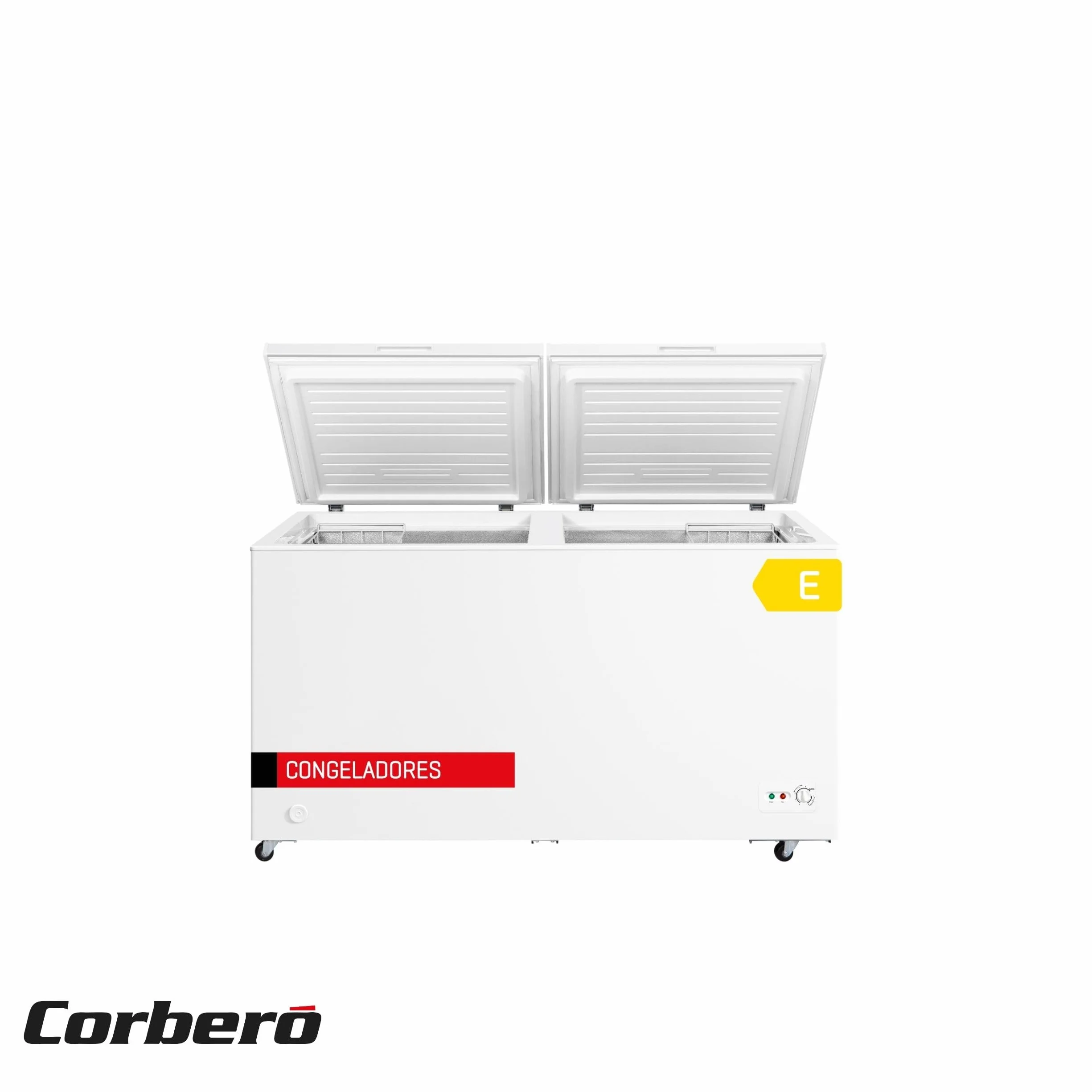 Corberó Congelador Arcón Horizontal CCHM521W 508L 153cm Sistema Dual Blanco