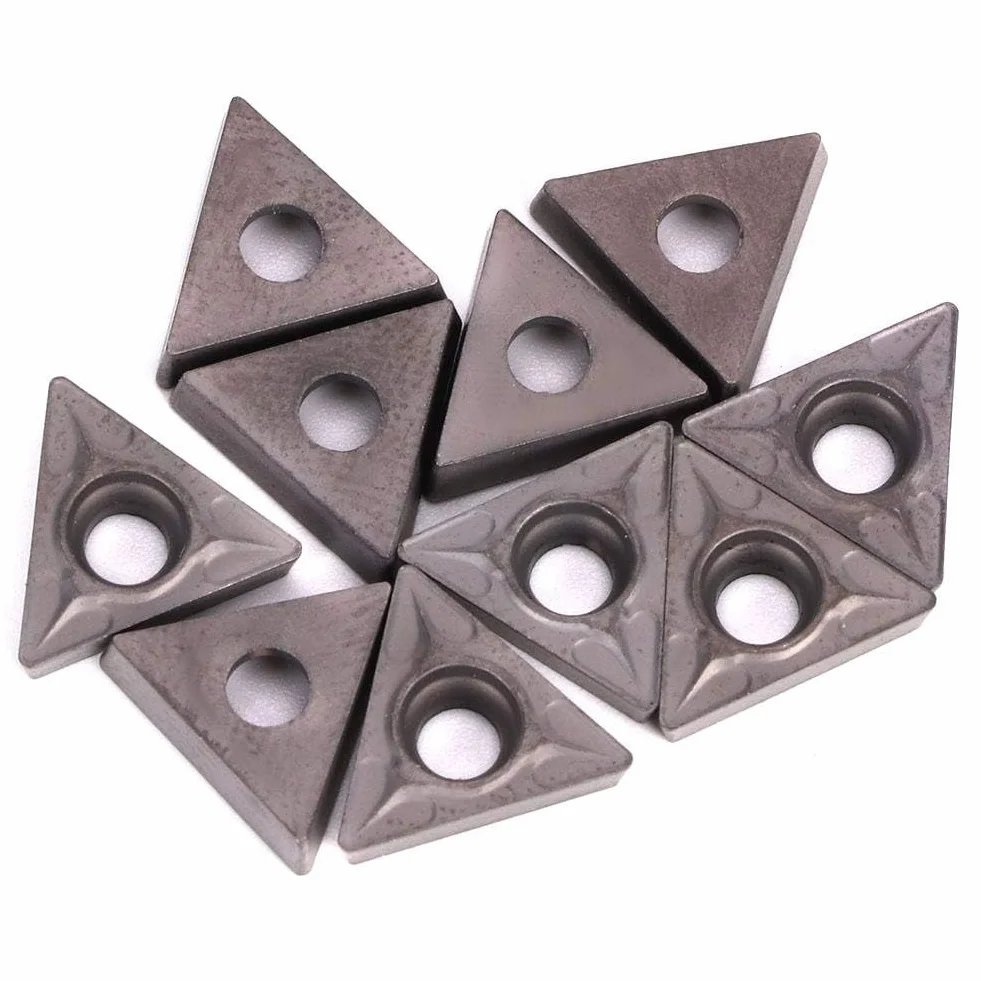 Walfront Insertos CNC TCMT110204 VP15TF Carburo 10 Piezas Herramienta Torneado Acero Inoxidable