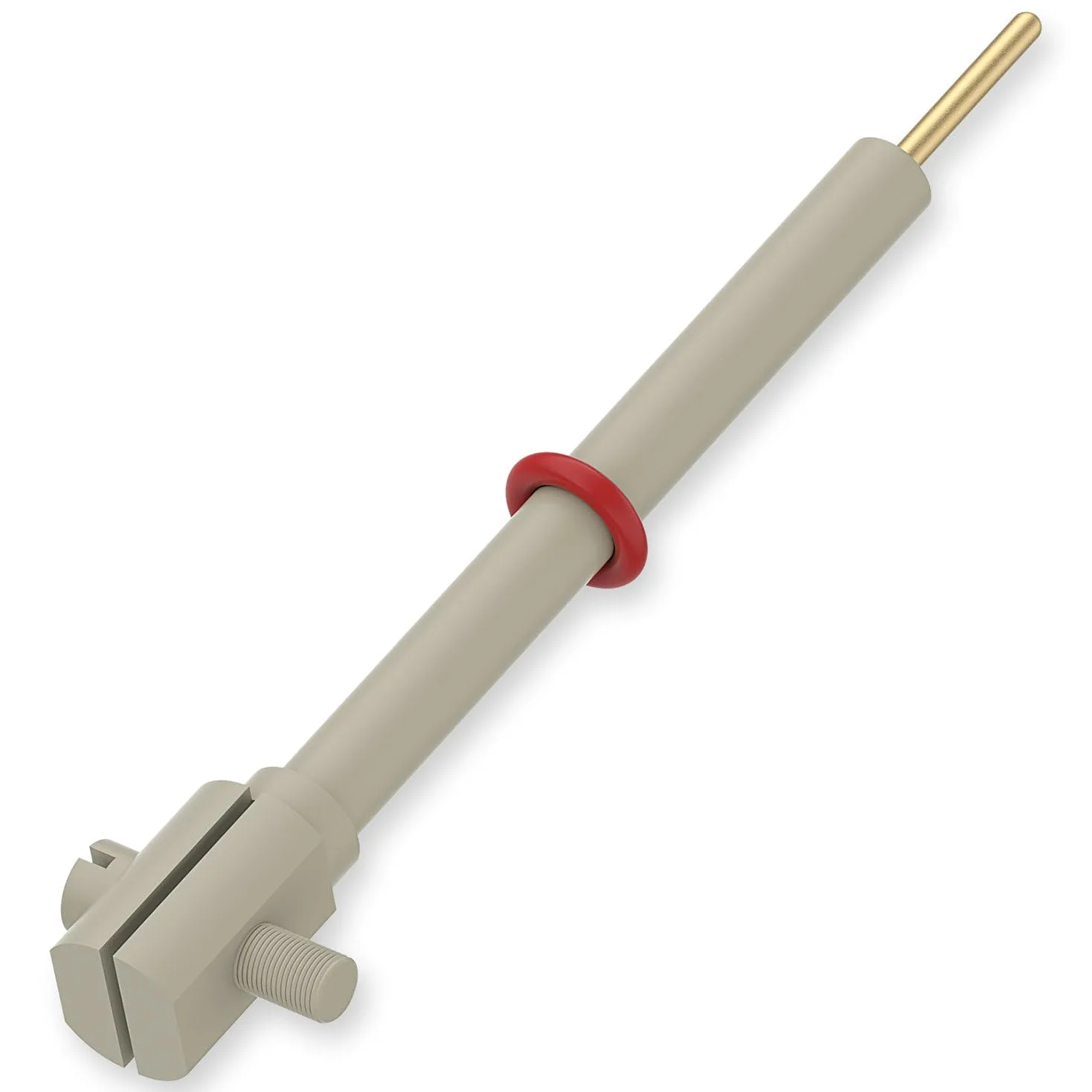 Labasics Soporte de Electrodo de Platino con Hoja de 10x15mm, Pureza 99.99%, Carcasa Peek Resistente a Alta Temperatura, para Experimentos Electroquímicos y Aplicaciones de Laboratorio