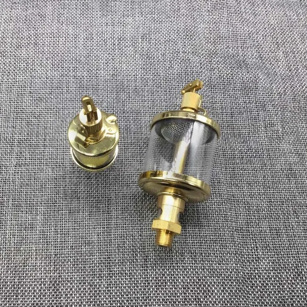 1 copa de aceite con válvula de aguja de precisión (rosca macho BSP de 1/8", 1/4" y 3/8"). Aceitera de goteo ajustable de 16 ml a 600 ml for tornos y fresadoras.(3/8"x600mL)