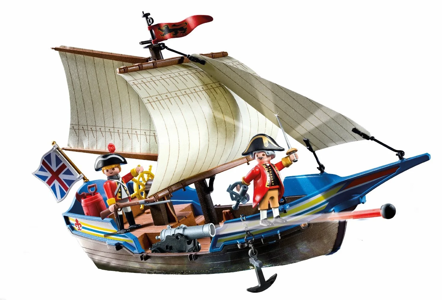 PLAYMOBIL Barco de los Soldados Set de Juego (5140)