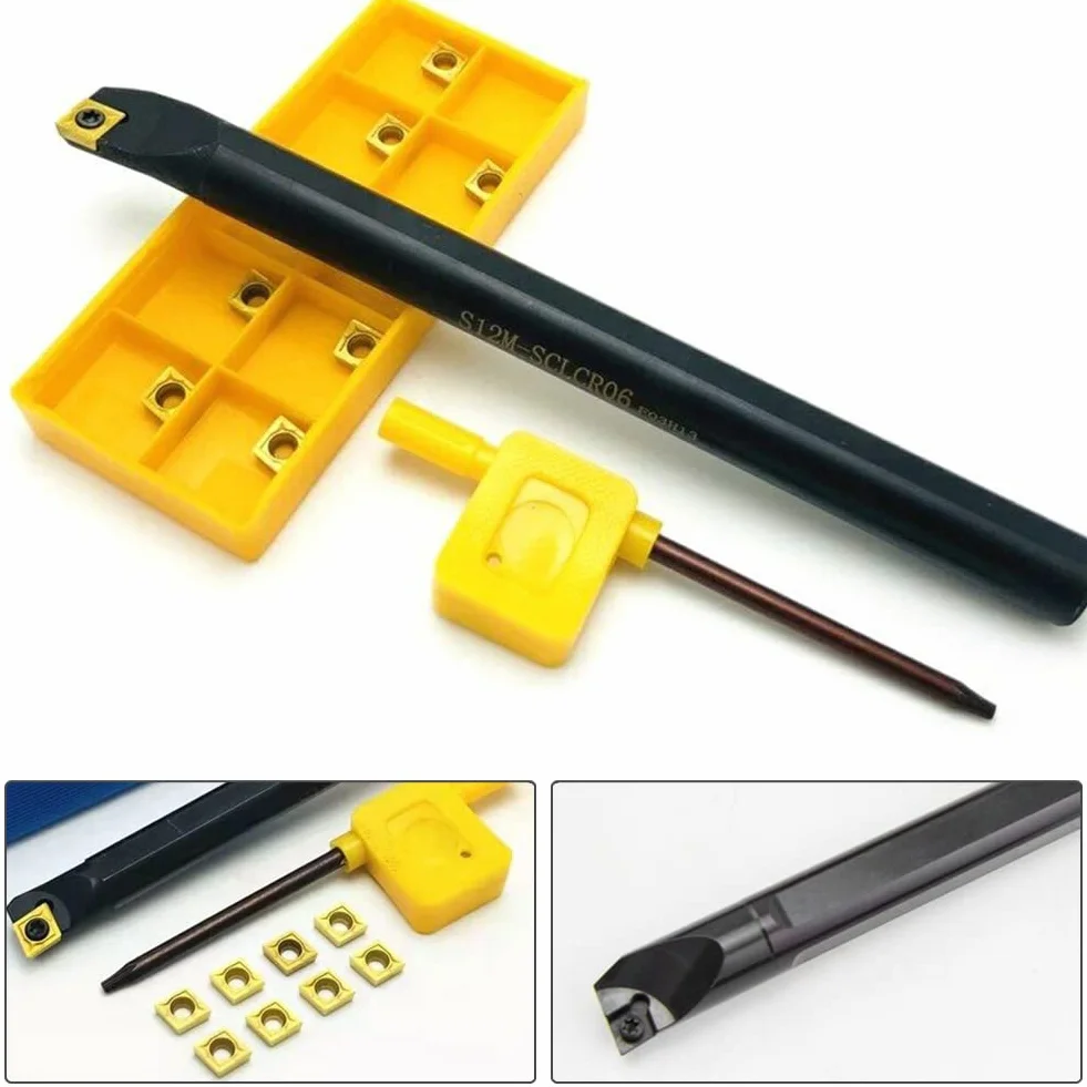 SPORTARC S12M-SCLCR06 Barra de perforación interna 12 mm + herramienta carburo CCMT0602