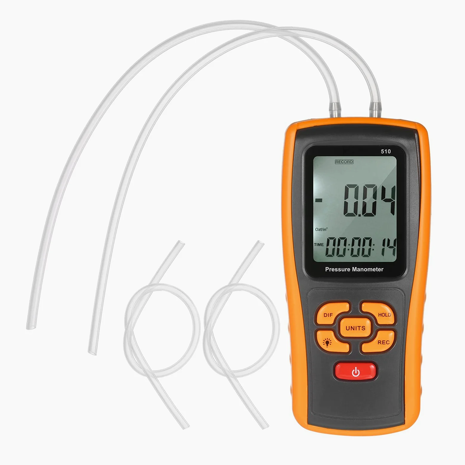 Manómetro digital de precisión ± 10 kPa, medidor de presión diferencial, micromanómetro para válvulas de gas, interruptores de presión, sistema HVAC al vacío, horno, caldera, calentador de agua, aire