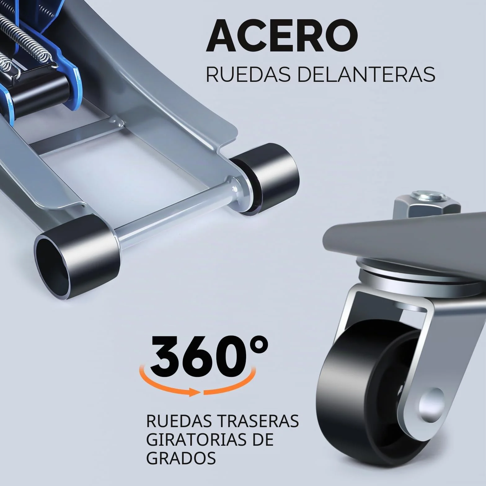 LARBANKE Gato hidráulico de perfil bajo 3 toneladas aluminio acero bomba doble elevación rápida 2993,7 kg