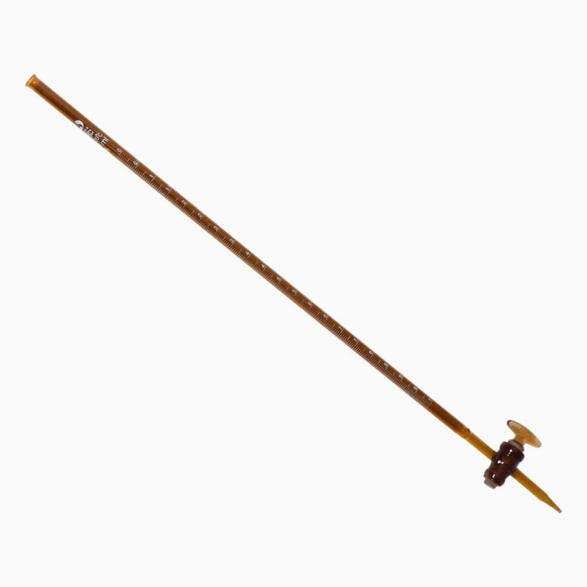 Buretas de vidrio, Llave de paso ácida del vidrio PTFE borosilicato la bureta 10ml for el laboratorio y uso educativo