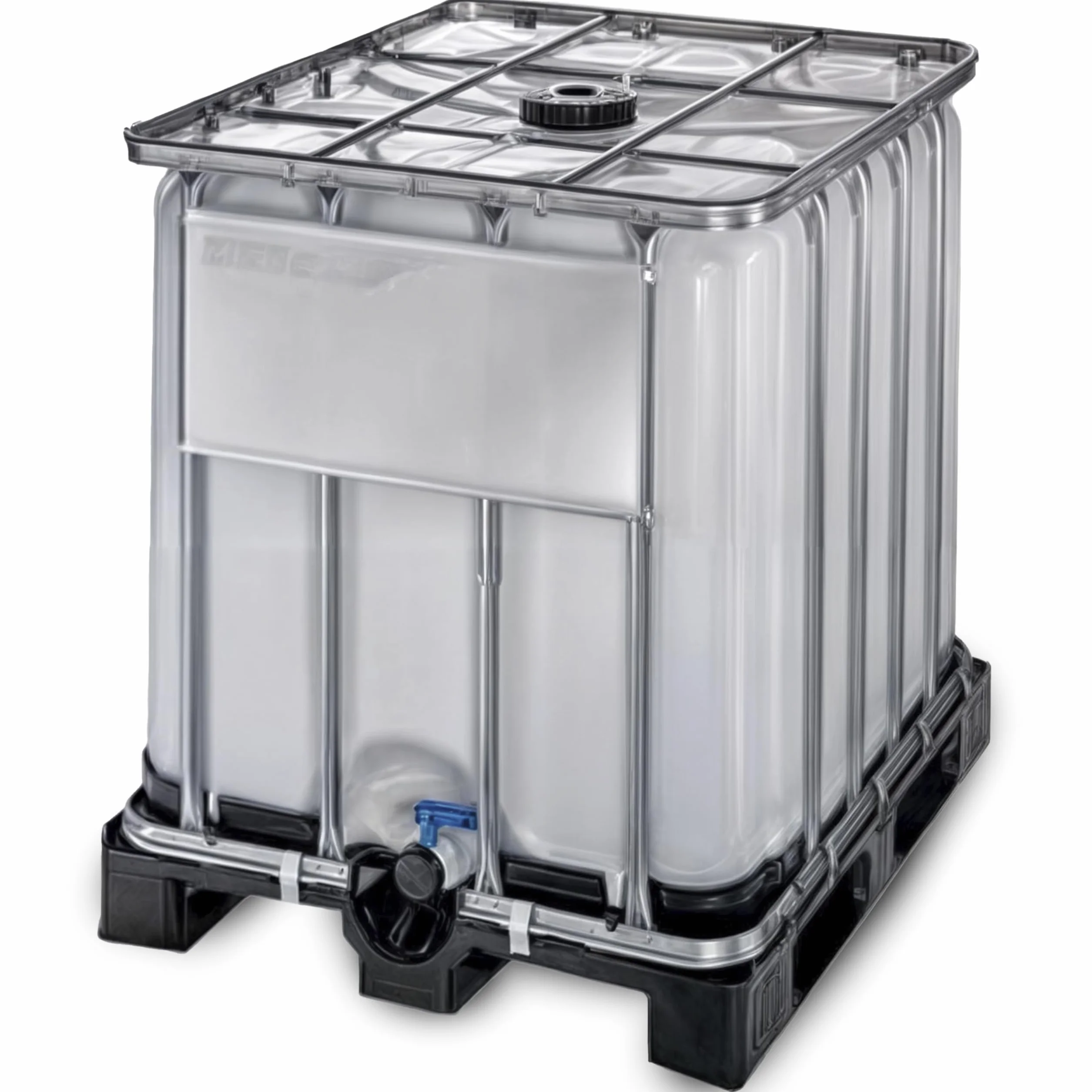 Werit Contenedor Depósito 600 litros con Palet de plástico ADR