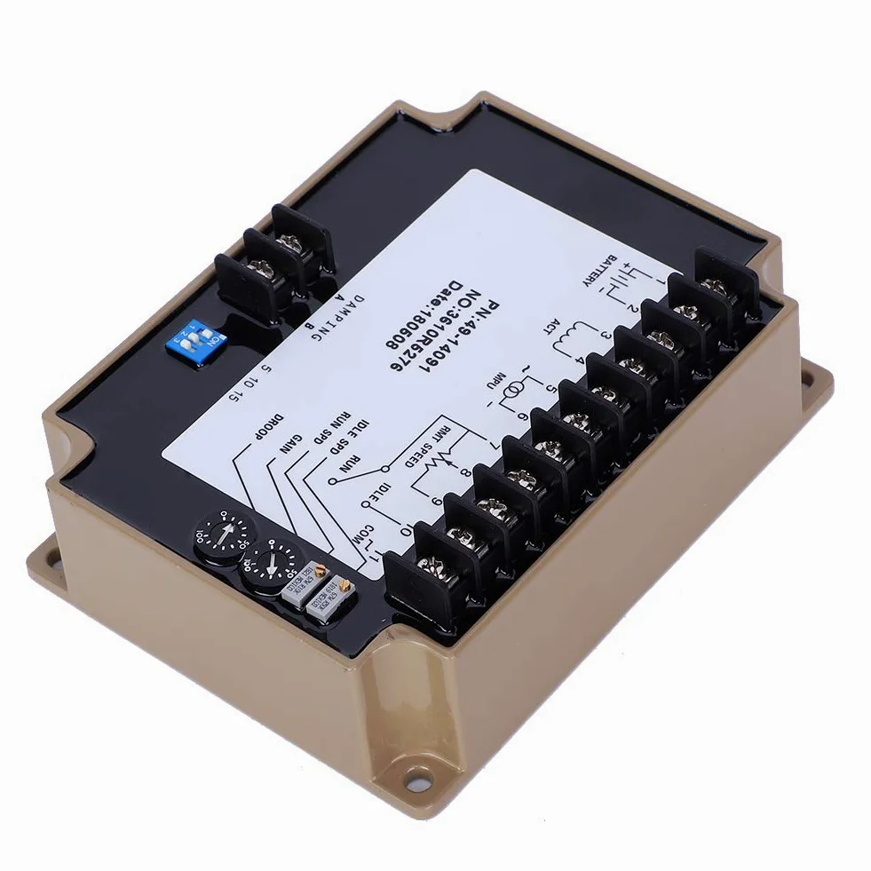 Controlador de velocidad de generador diesel, controlador de tablero de control de velocidad mecánico 4914091 Gobernador electrónico para motor diesel