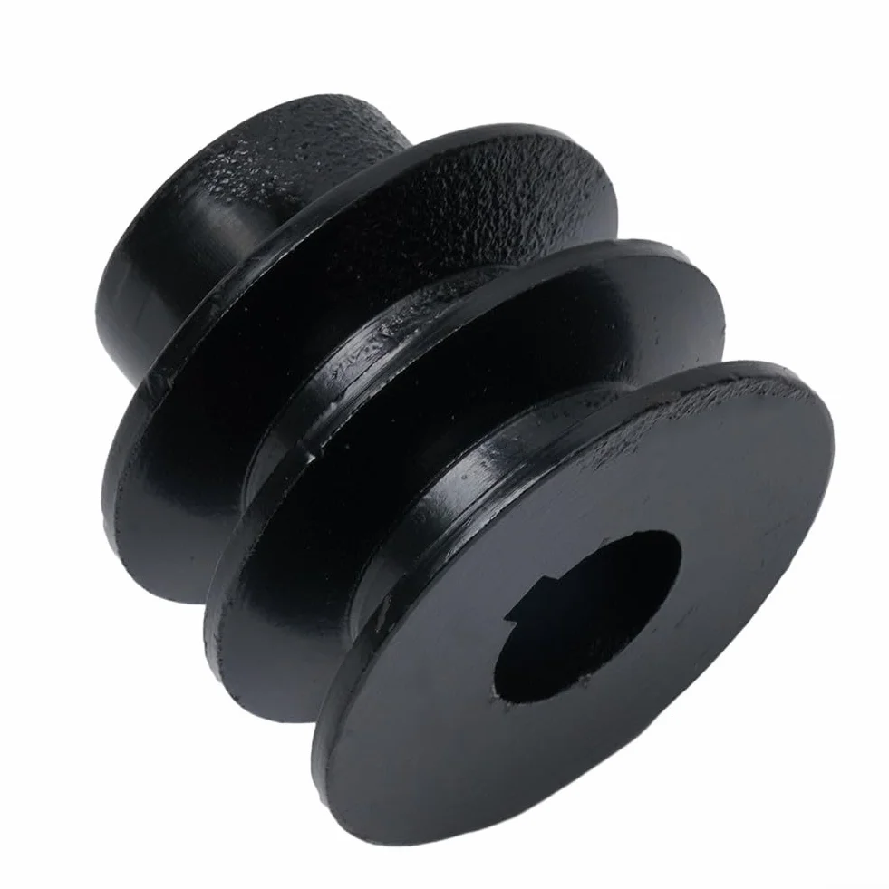 Polea de doble ranura en V 20 mm para correas A motor Honda cabeza convexa