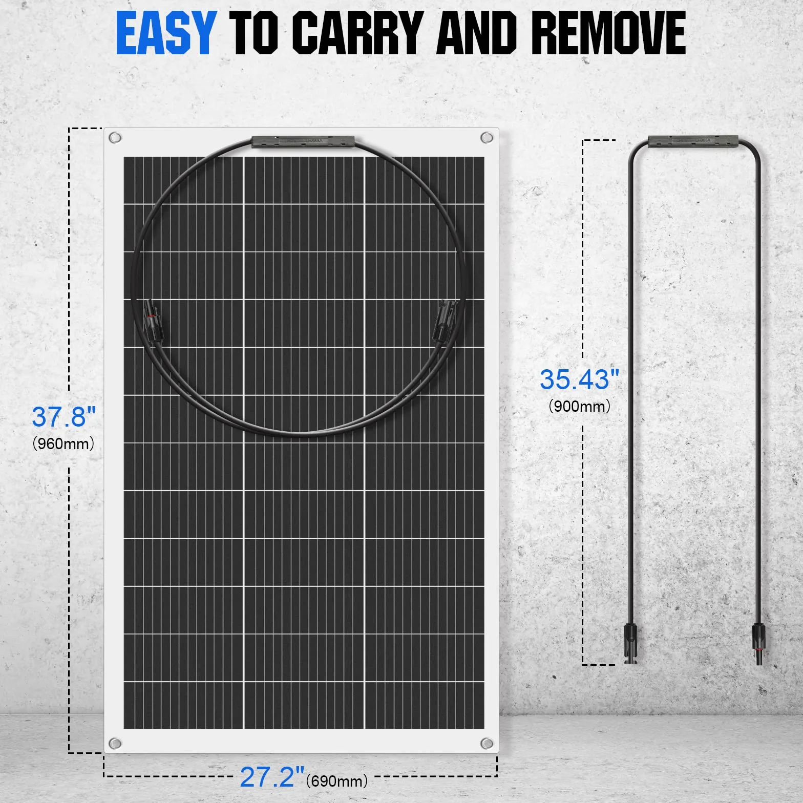 ECO-WORTHY Kit de panel solar flexible de 130 W12 V, independiente de la red: panel solar de 130 W + pantalla LCD de 30 A, regulador de carga PWM + cable solar de 5 m para caravanas, autocaravanas,