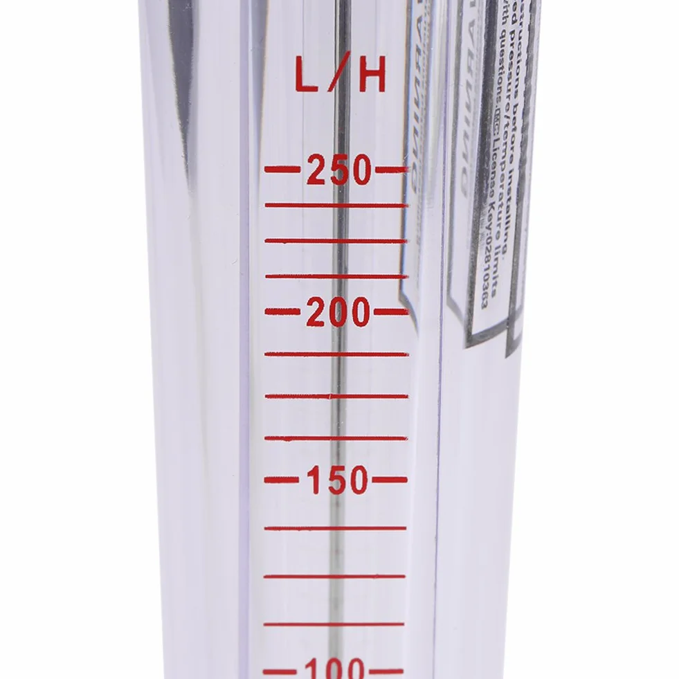 Tubo de plástico Medidor de Flujo de Agua 25-250L/H